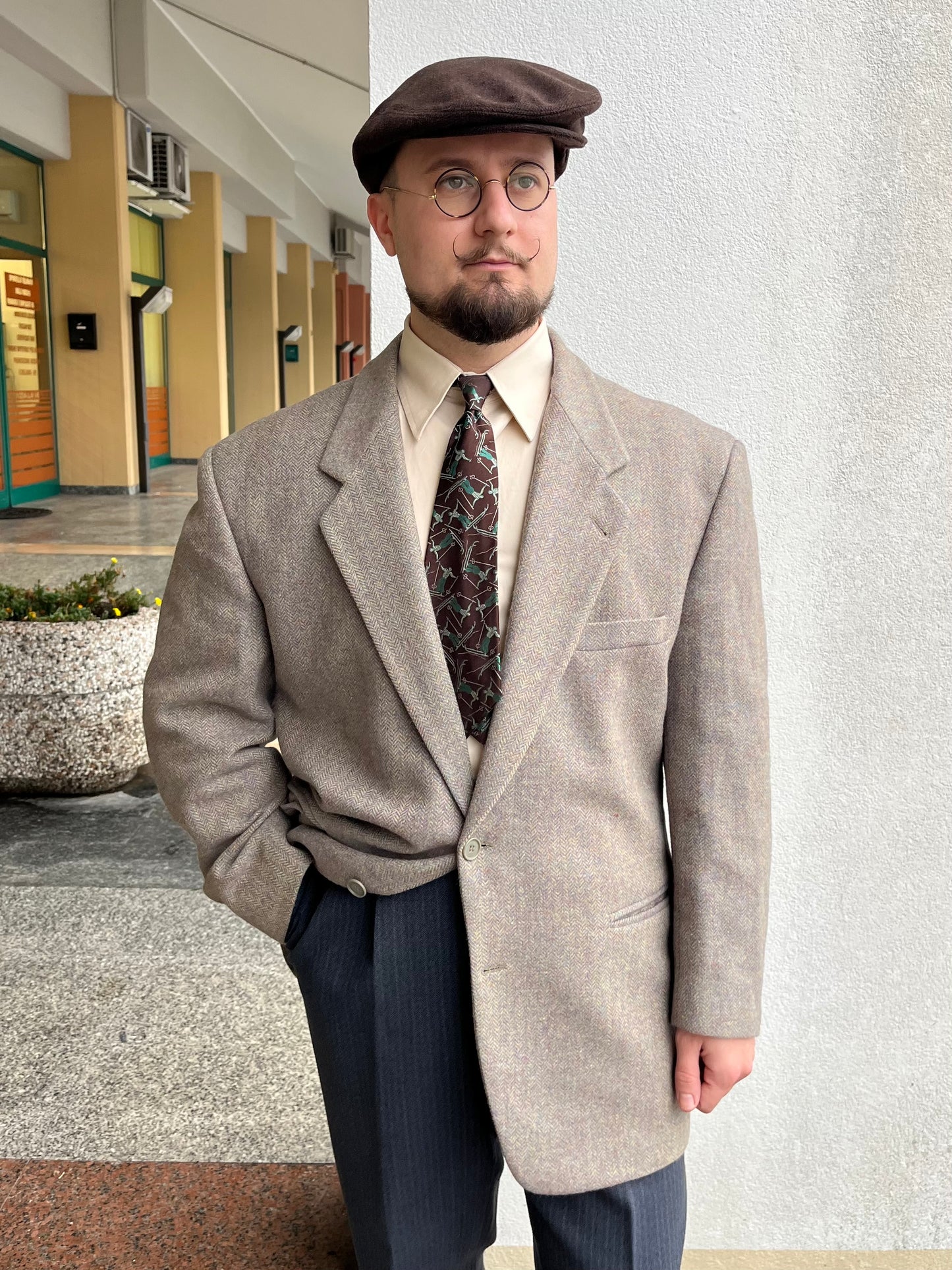 Giacca in tweed anni ‘80 tg. 54