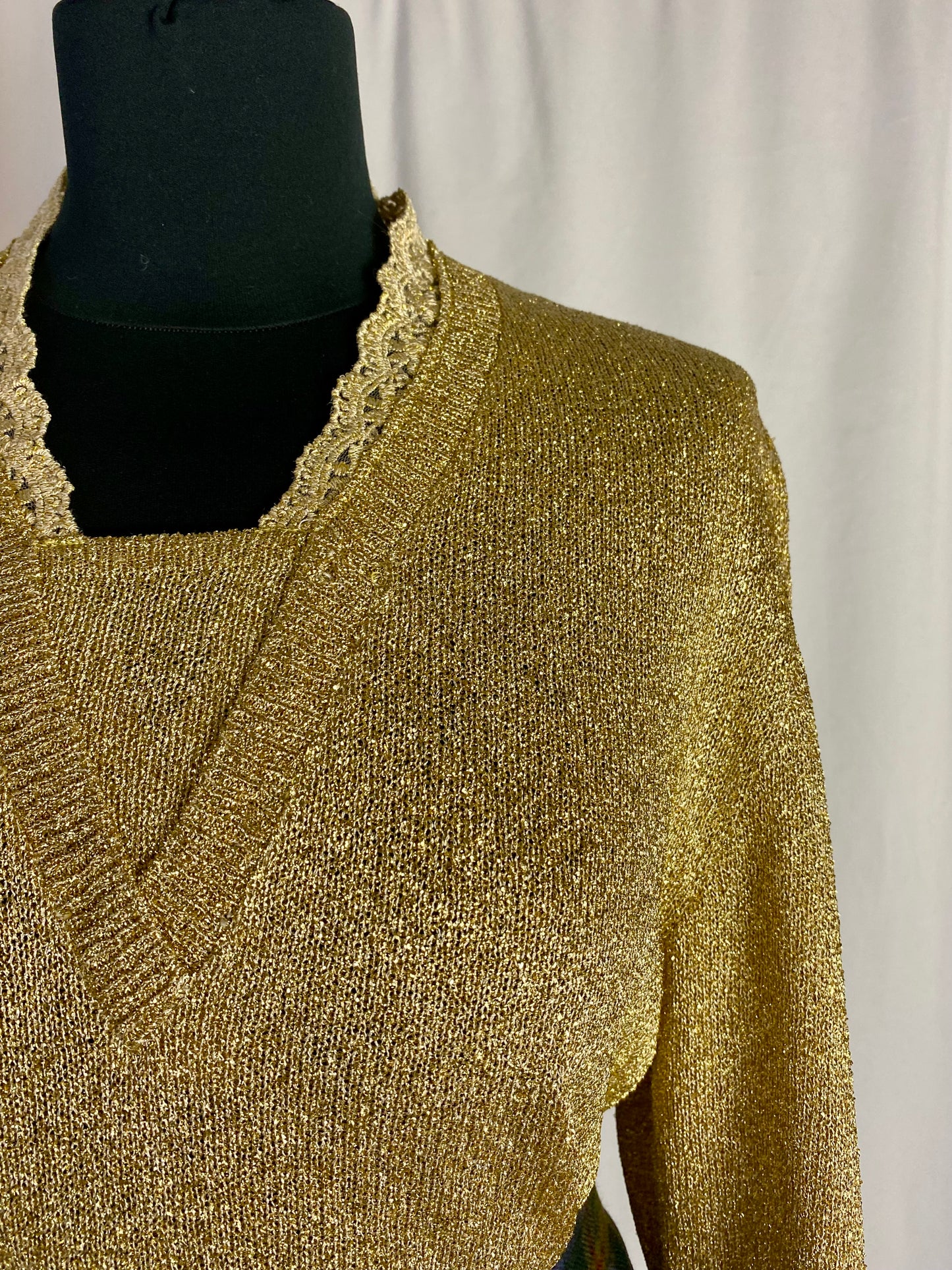 Blusa oro in lurex - TG. 44/46