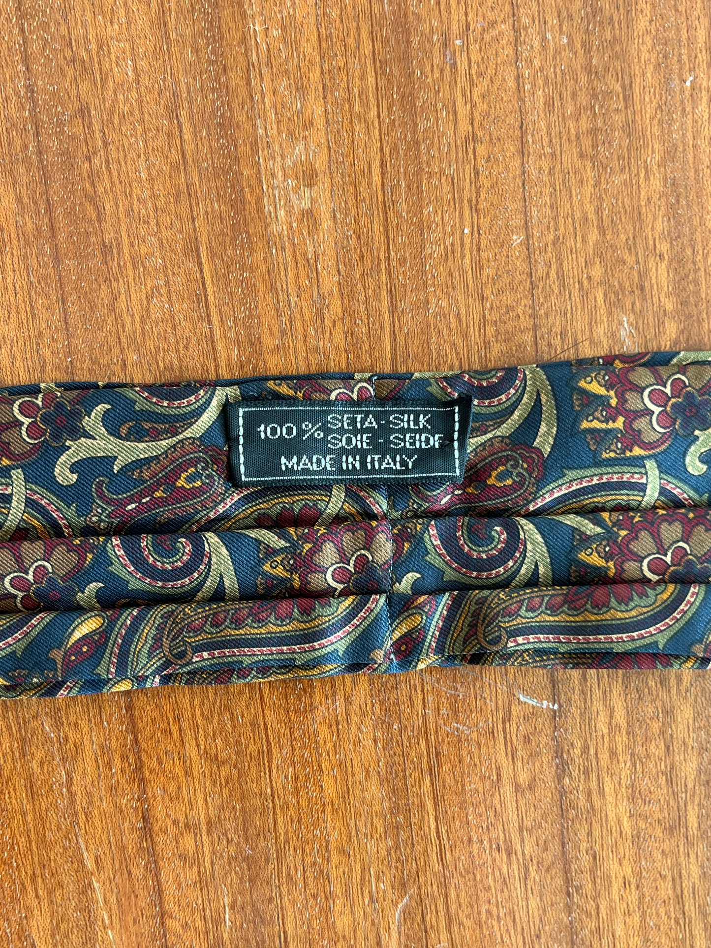 Ascot seta fantasia paisley