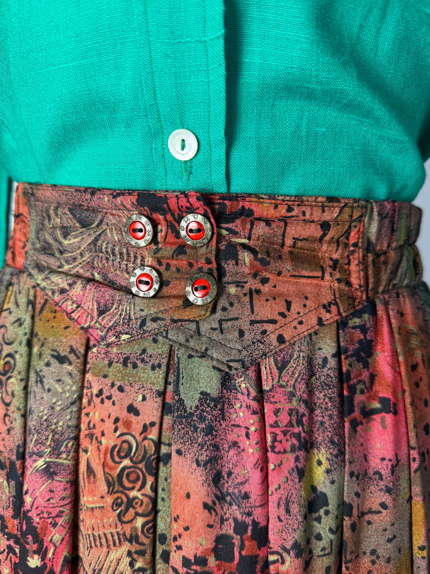 Gonna anni ‘80 a pieghe - TG. 46