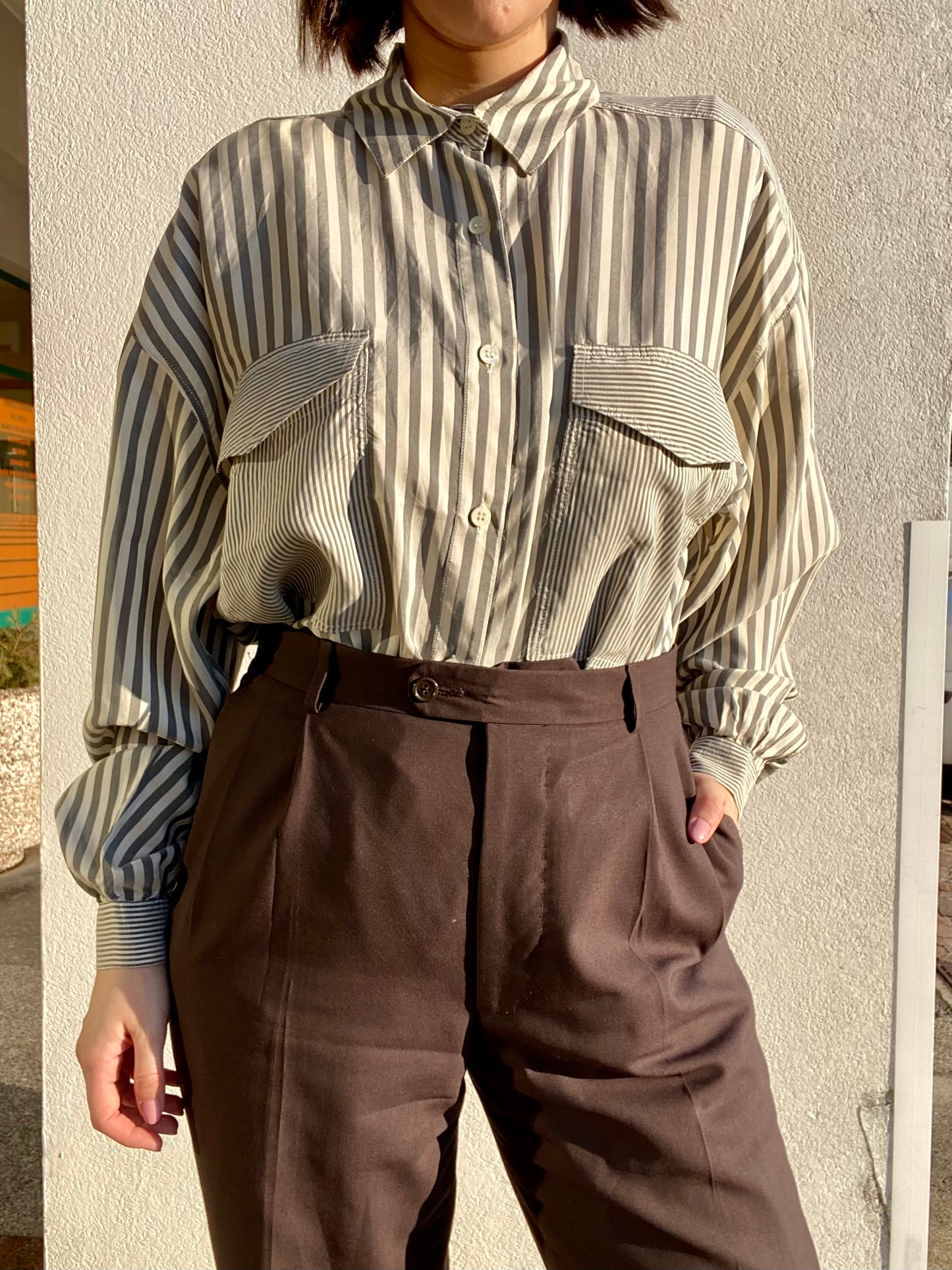 Camicia 100% seta - TG. U