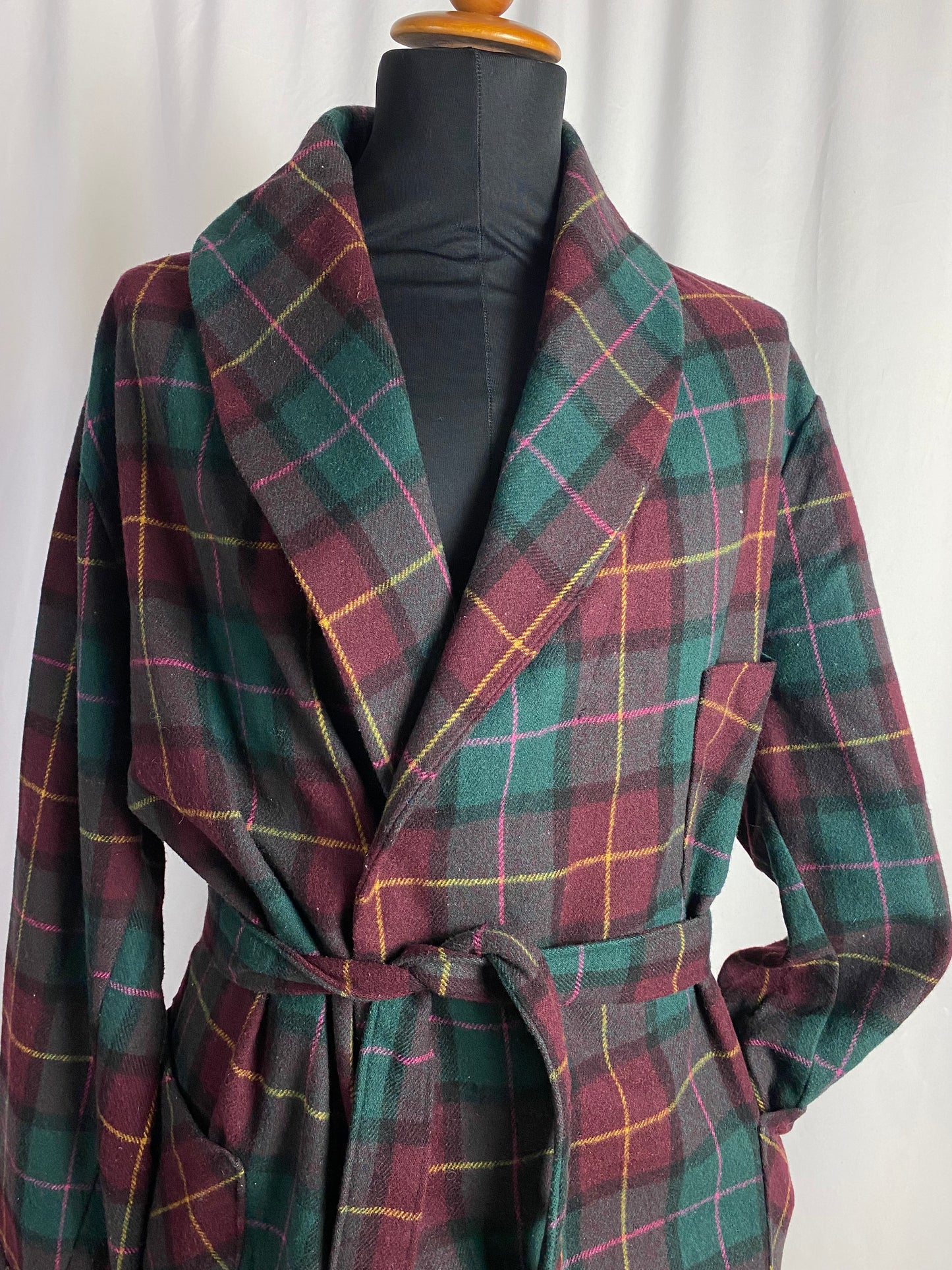 Giacca da camera tartan L-XL