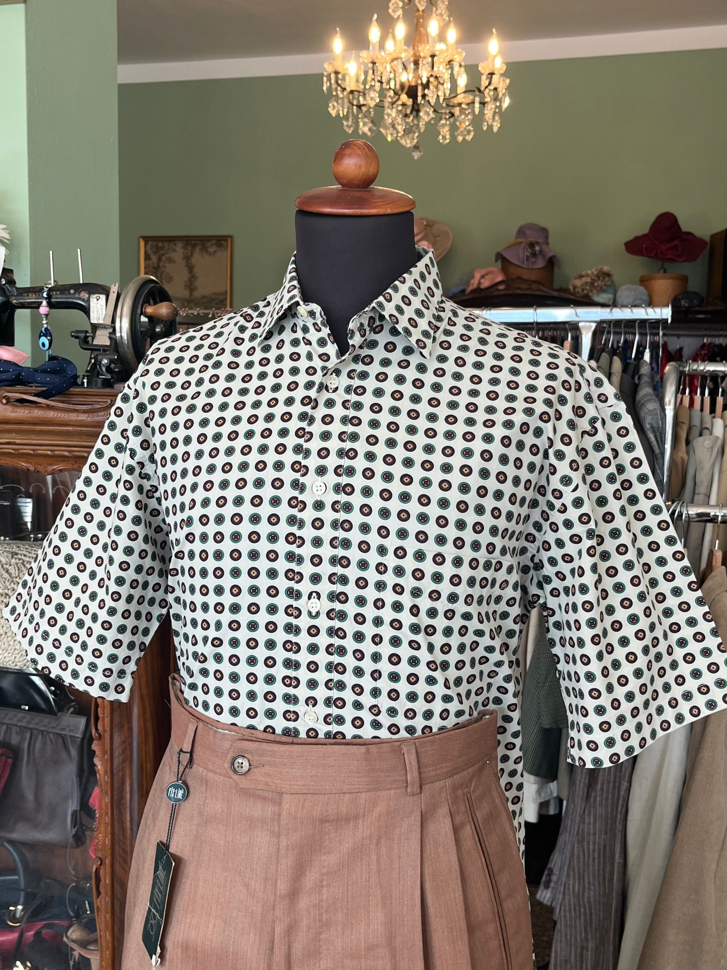Camicia a maniche corte cotone XS-S
