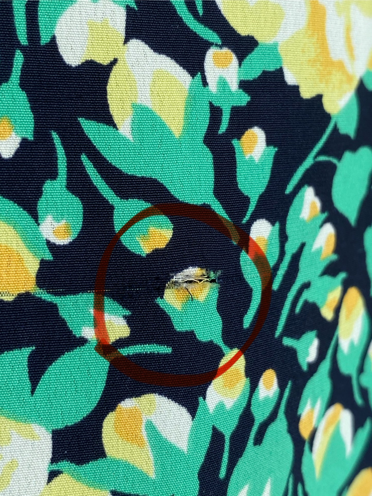 Abito in pura seta fiori gialli - TG. 46 circa