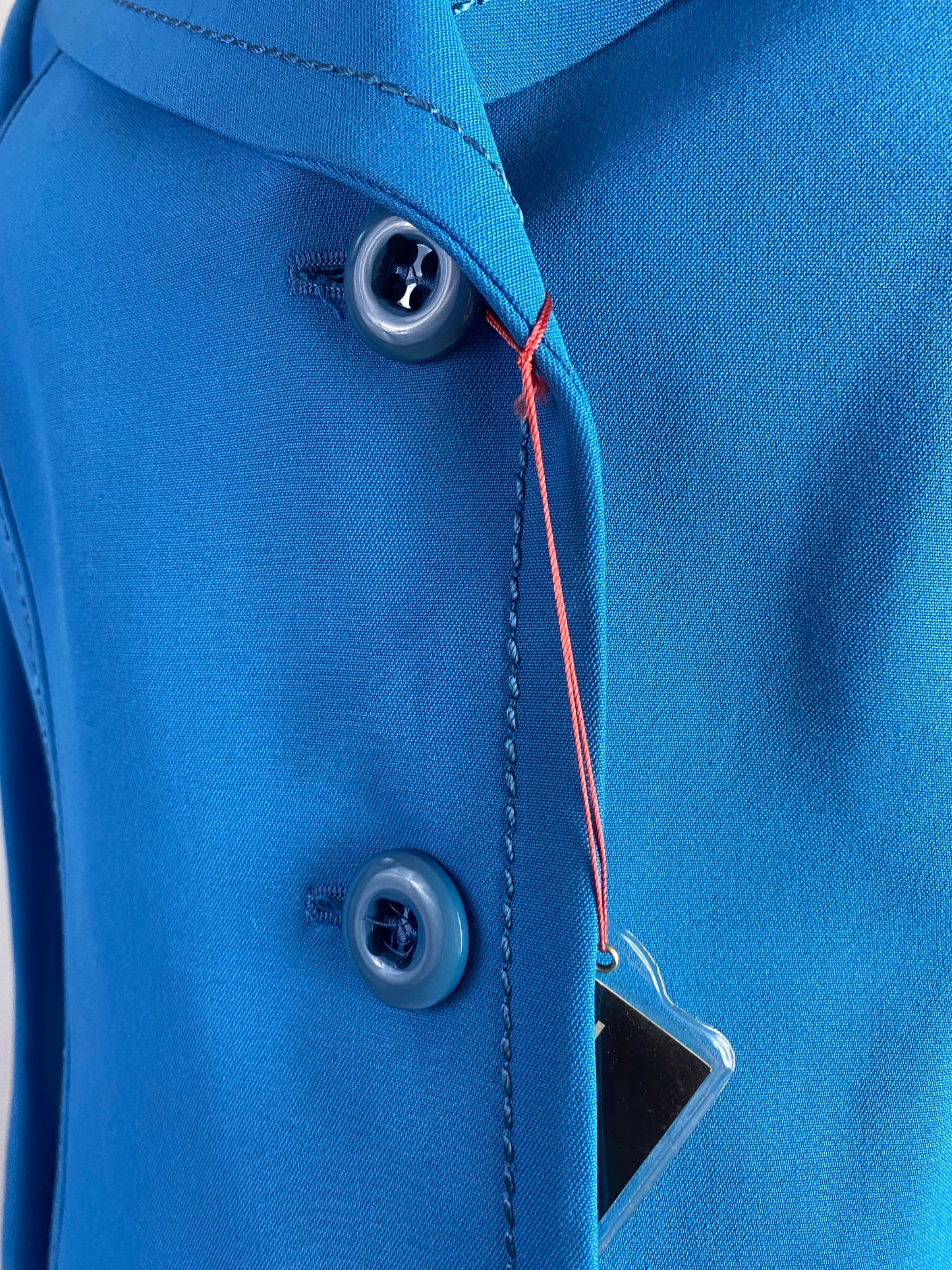 Cappotto anni ‘70 azzurro - nuovo fondo di magazzino - TG. 40/42