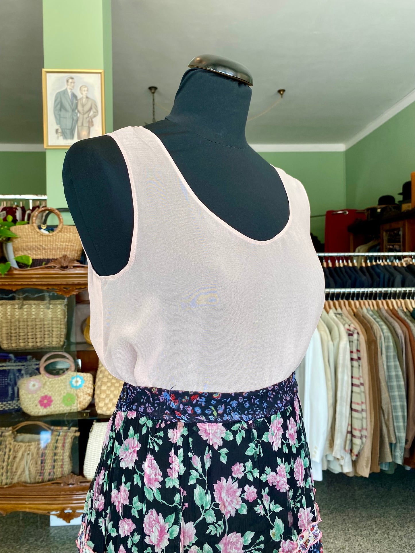 Blusa smanicata rosa pastello - TG. 40/42