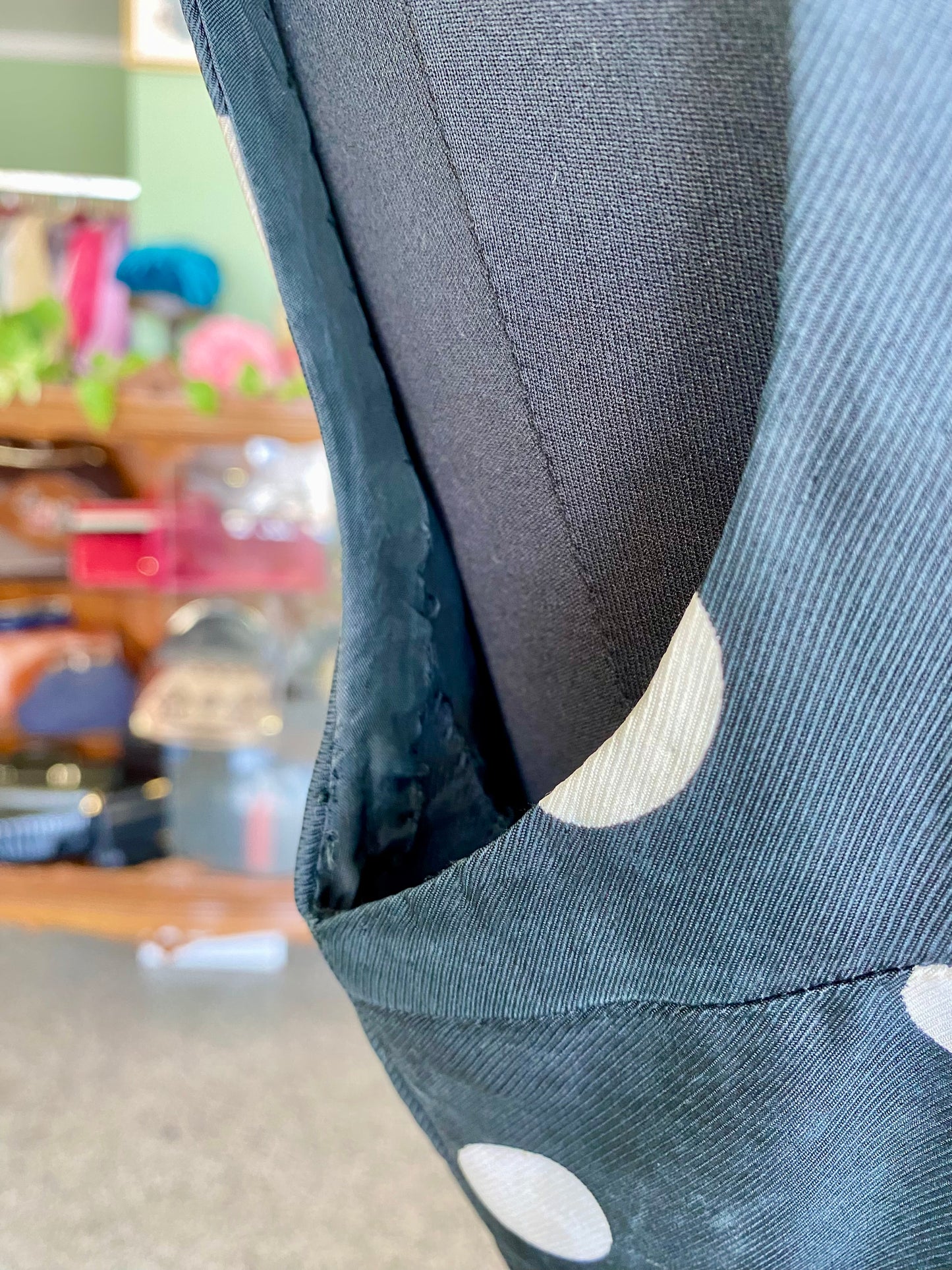 Abito a pois sartoriale anni ‘60 - TG. 44 circa