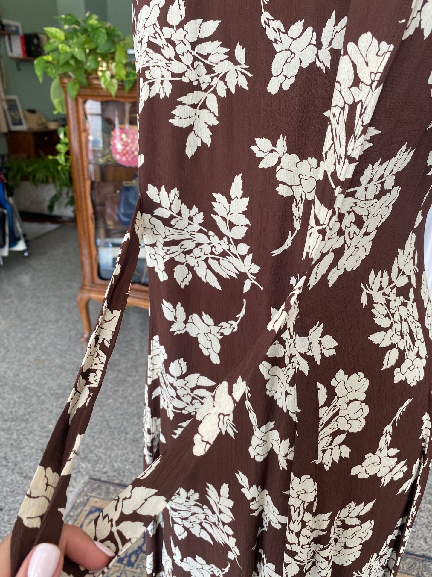 Abito color cioccolato - TG. 44 circa