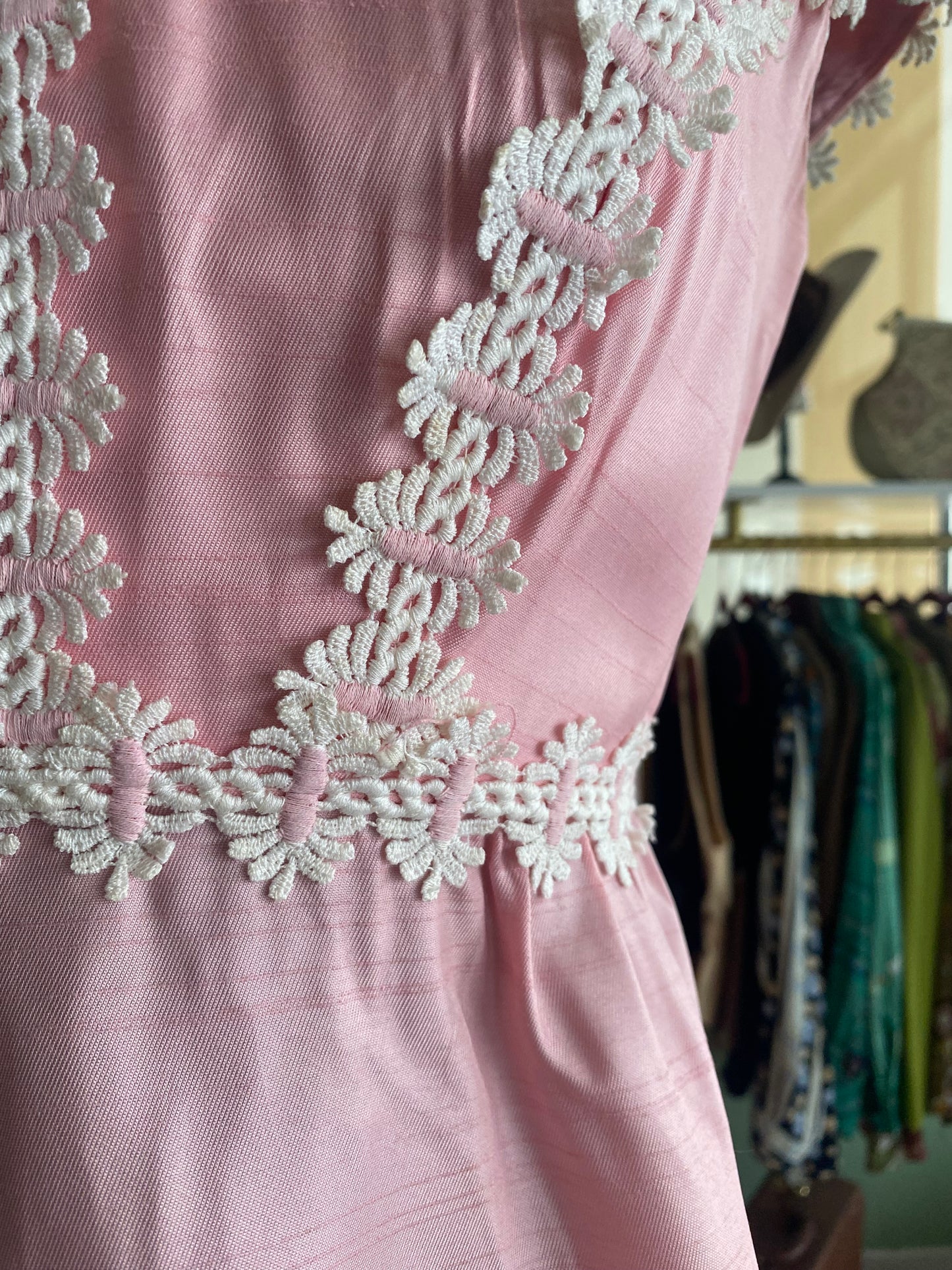 Maxi dress anni ‘70 rosa - TG. 38