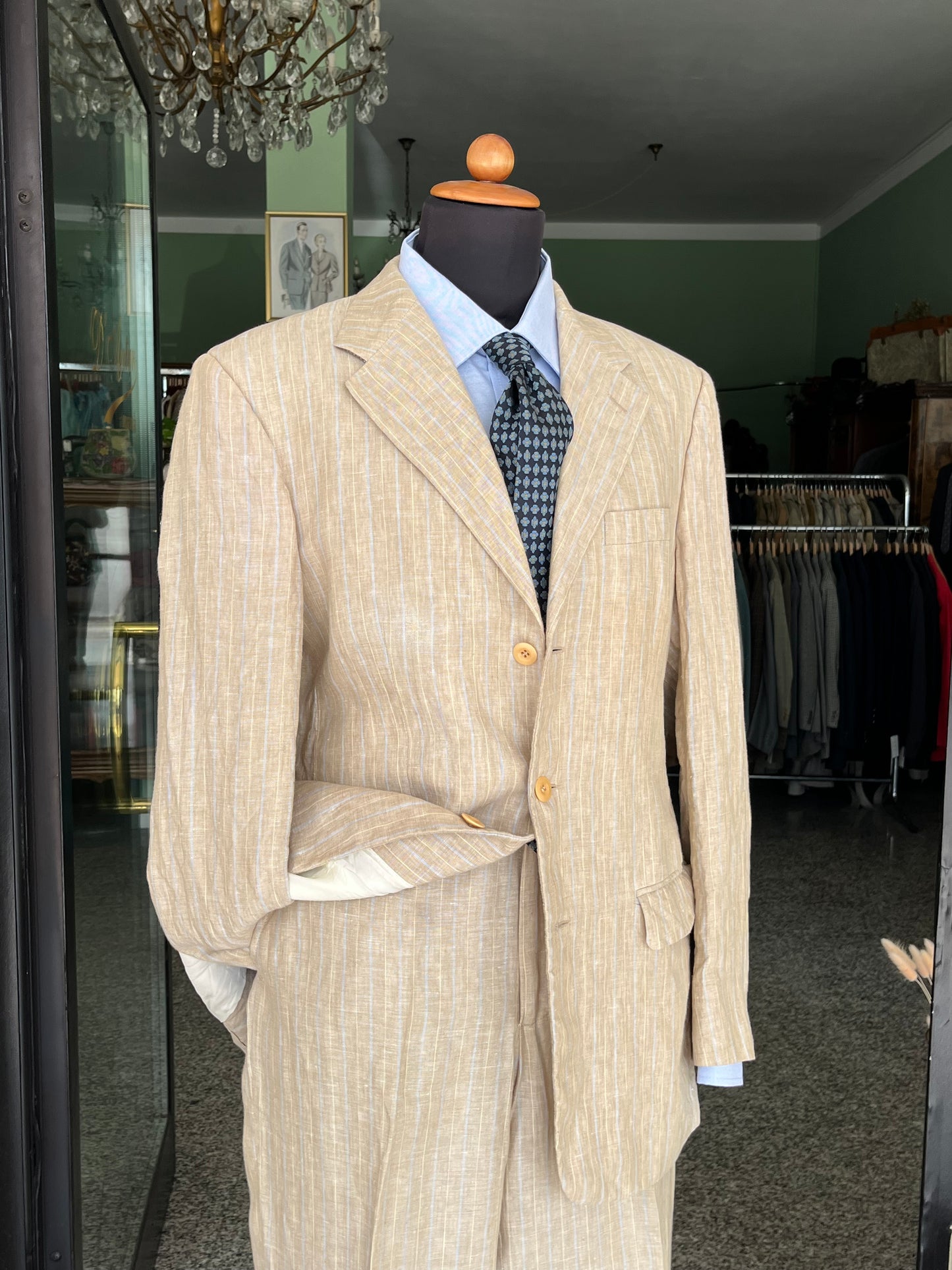 Completo in lino tg. 50-52