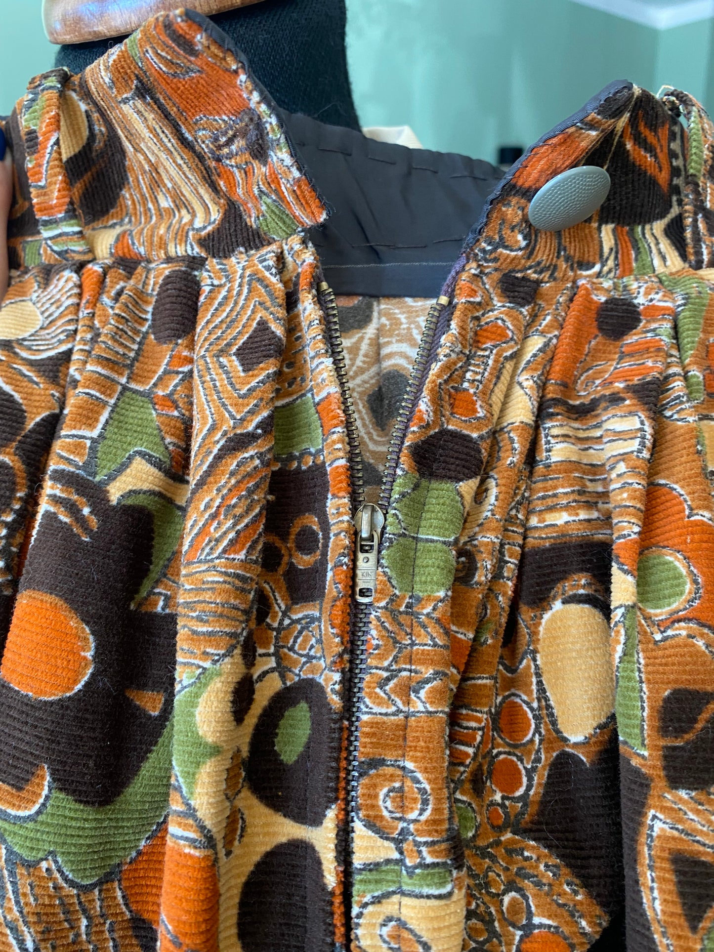 Gonna a ruota velluto a coste - TG. 44