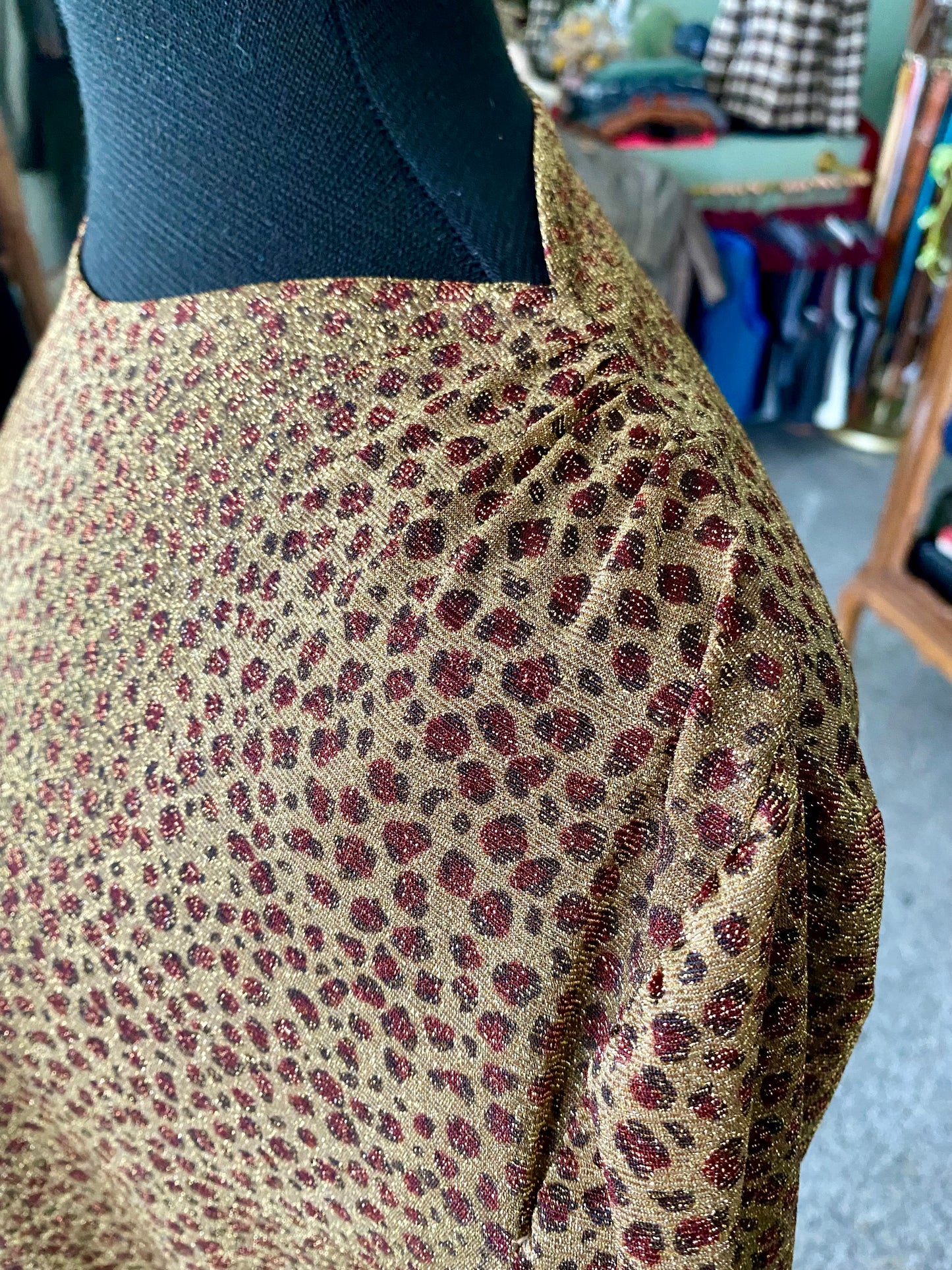 Blusa in lurex leopardata - TG. 44/46