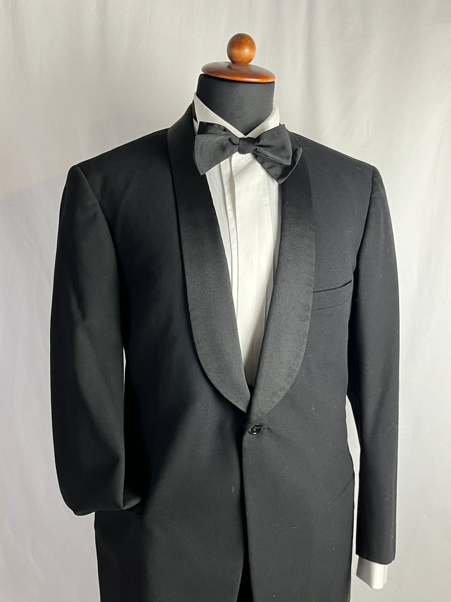 Smoking sartoriale tre pezzi anni ‘50 tg. 52-54