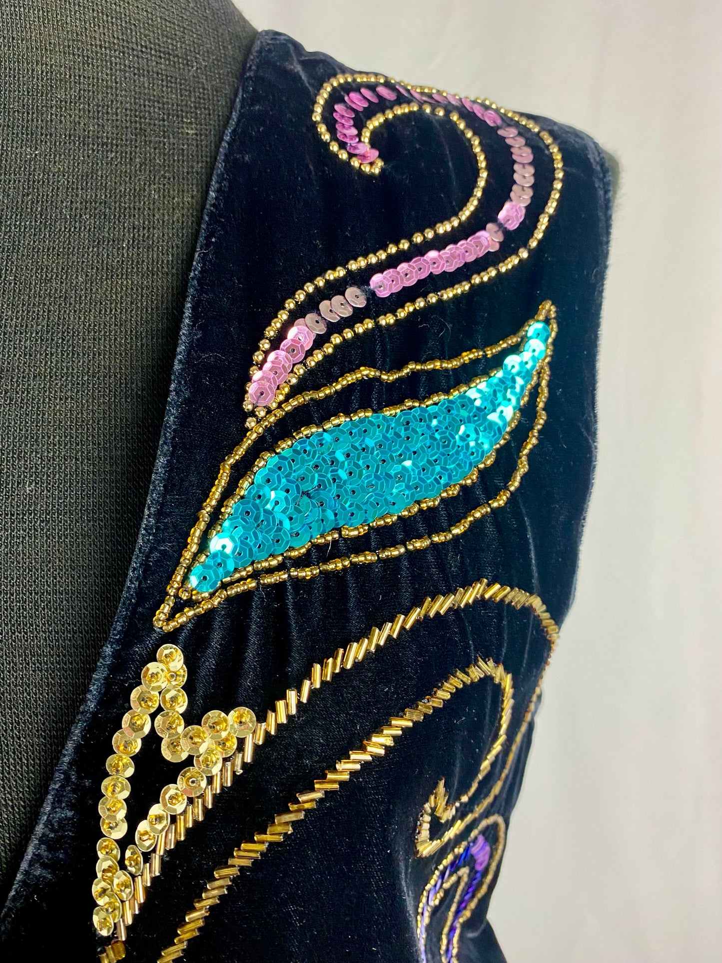 Gilet anni ‘80 paillettes - TG. 40/42