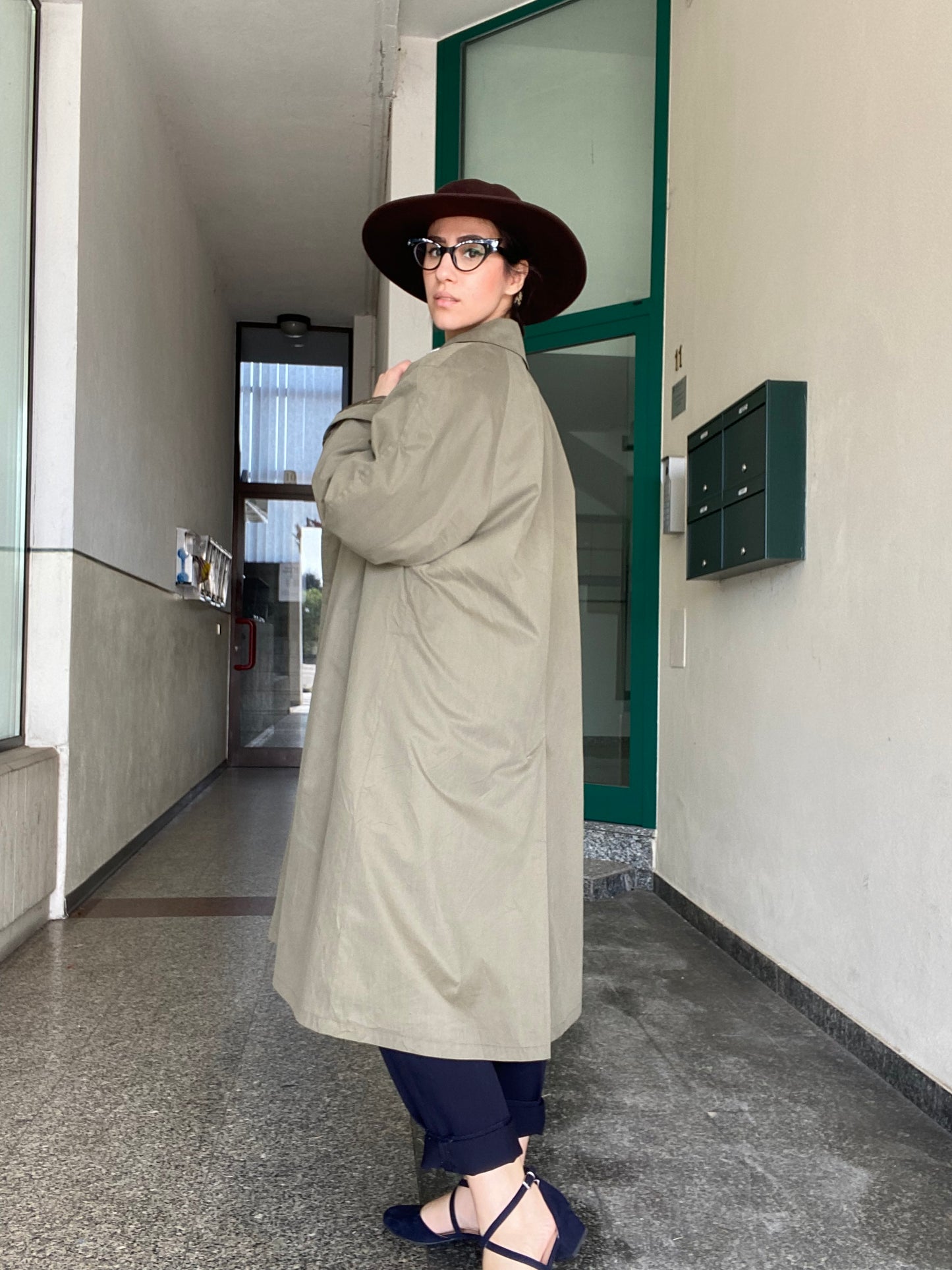 Trench verde militare