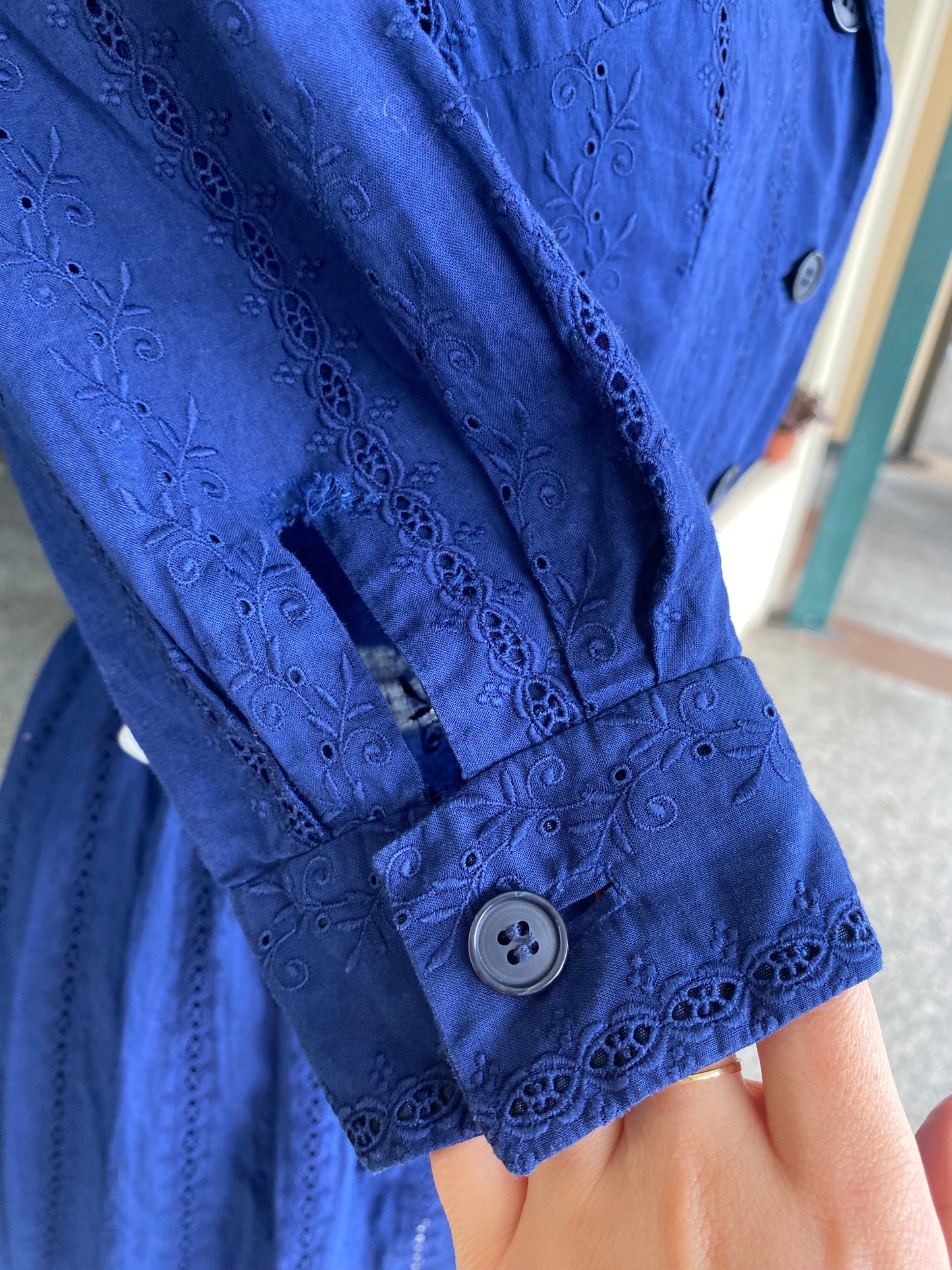 Abito anni ‘50 blu - Prenotato