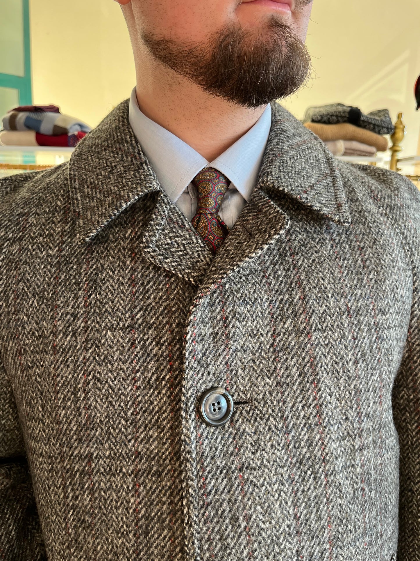 Cappotto lana anni '80 tg. 50-52