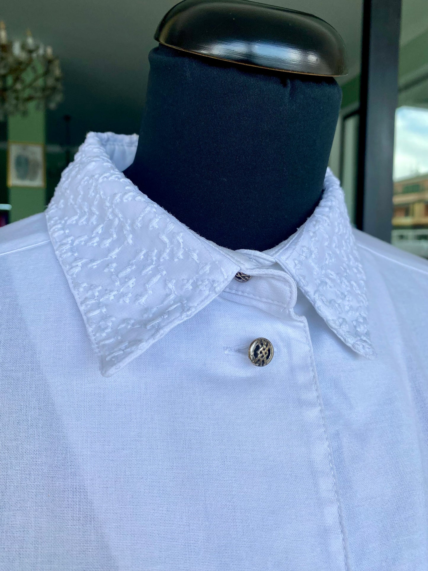 Camicia bianca in cotone - TG. 44