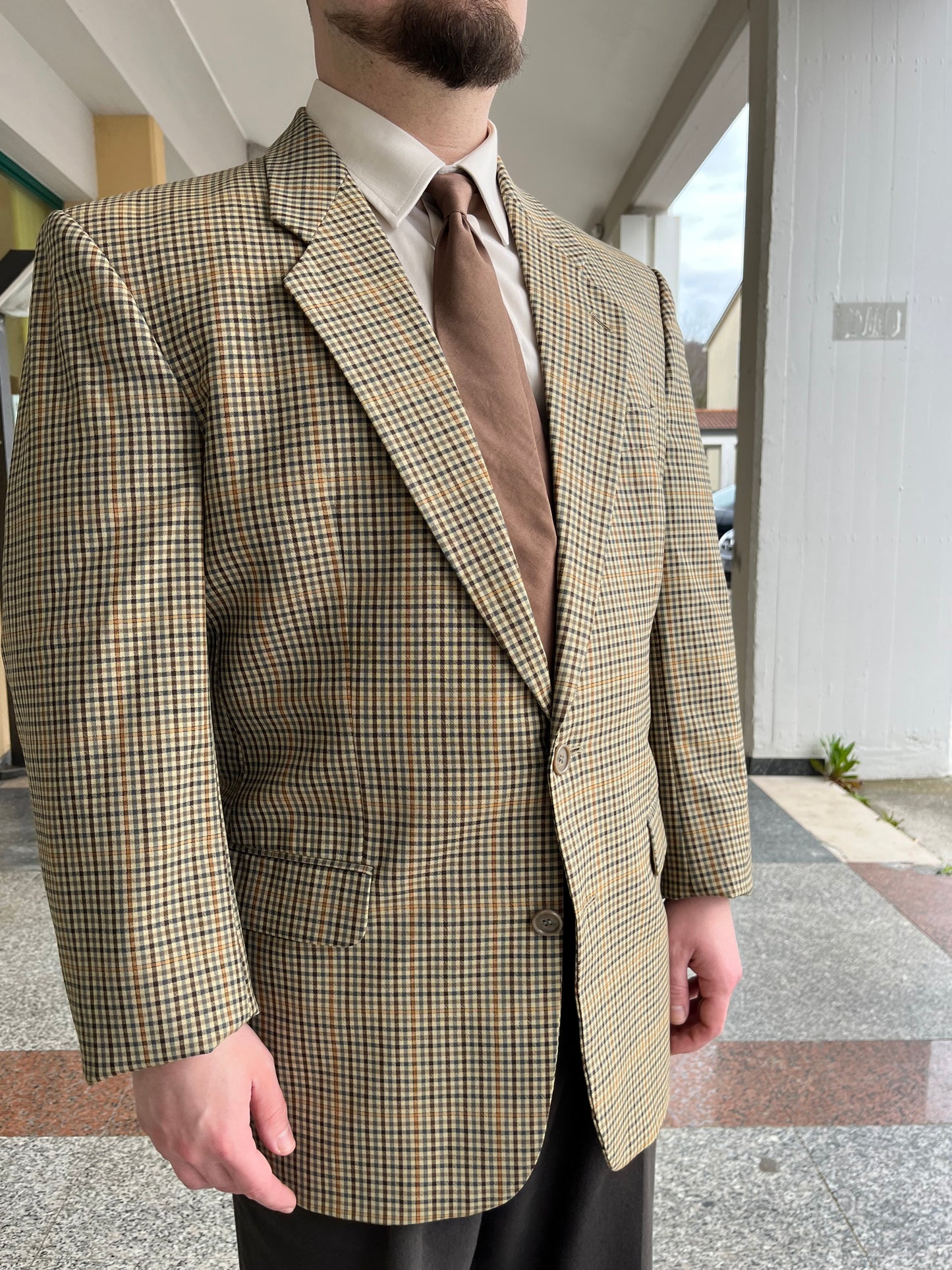 Giacca anni '80 in fresco di lana tg. 52-54