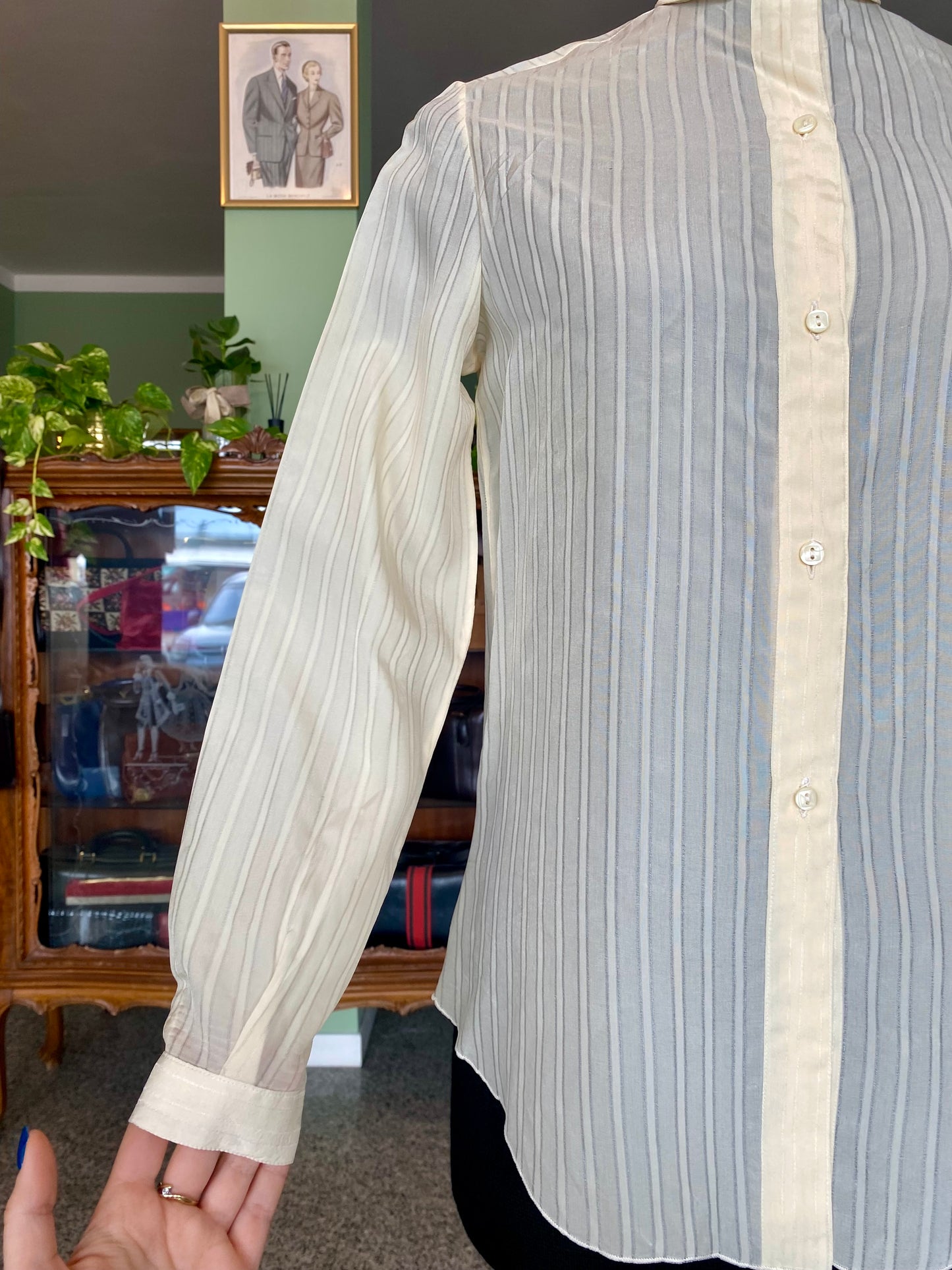 Camicia color giallo pastello - TG. 40/42