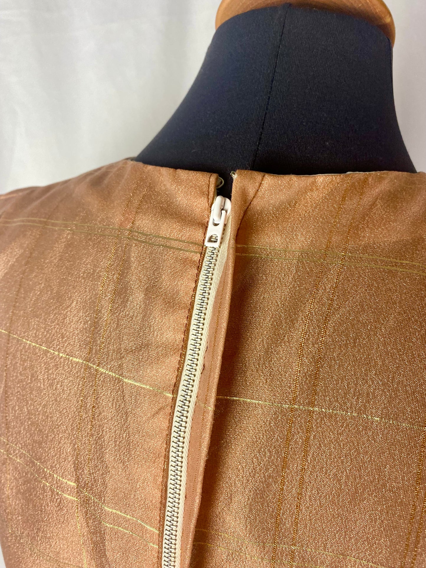 Abito anni ‘50 rosa e oro - TG. 40/42