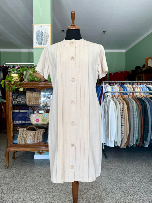 Abito sartoriale anni ‘60 lino e seta - TG. 44/ 46