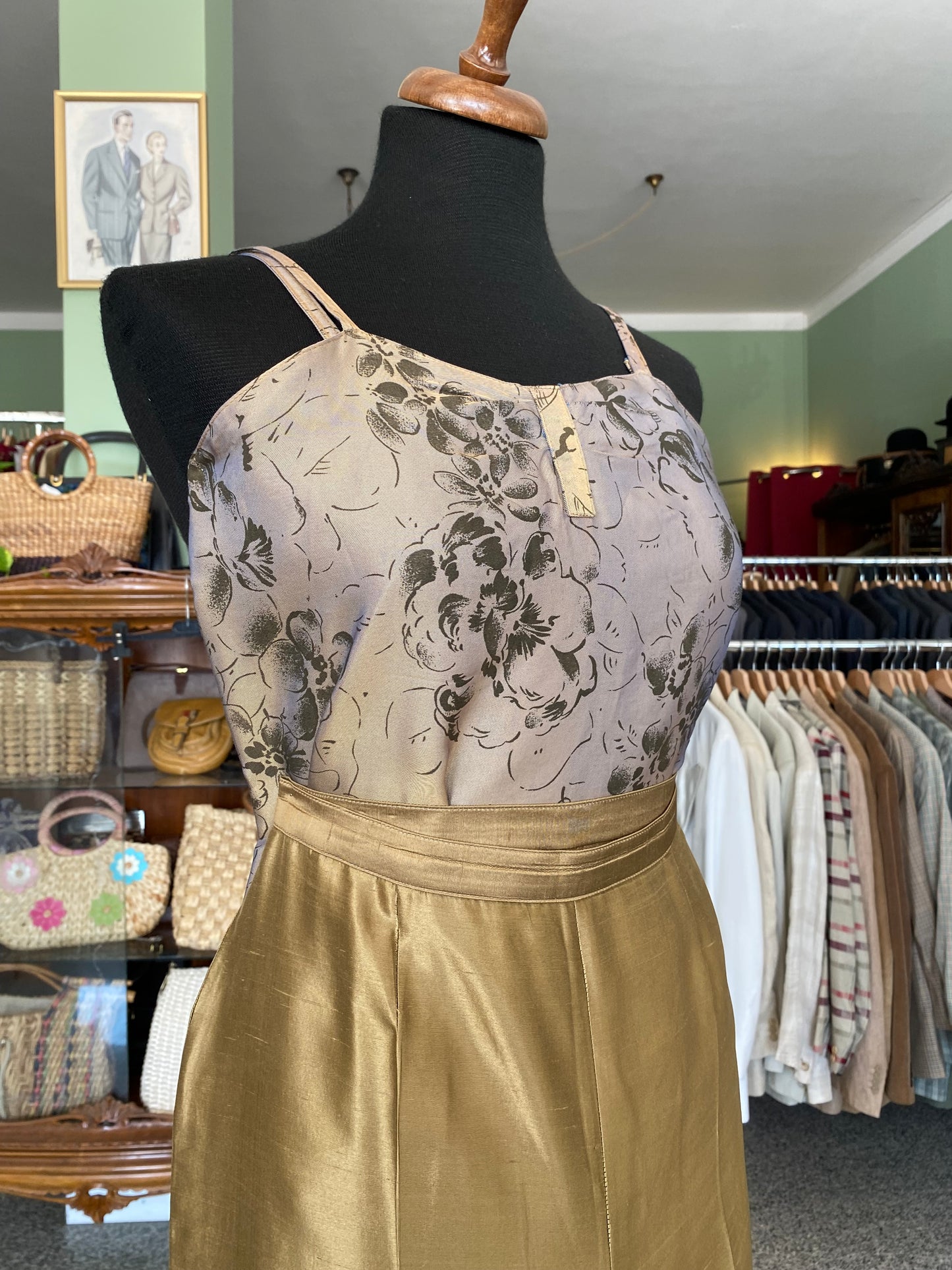 Completo blusa + pantalone in seta - TG. 40