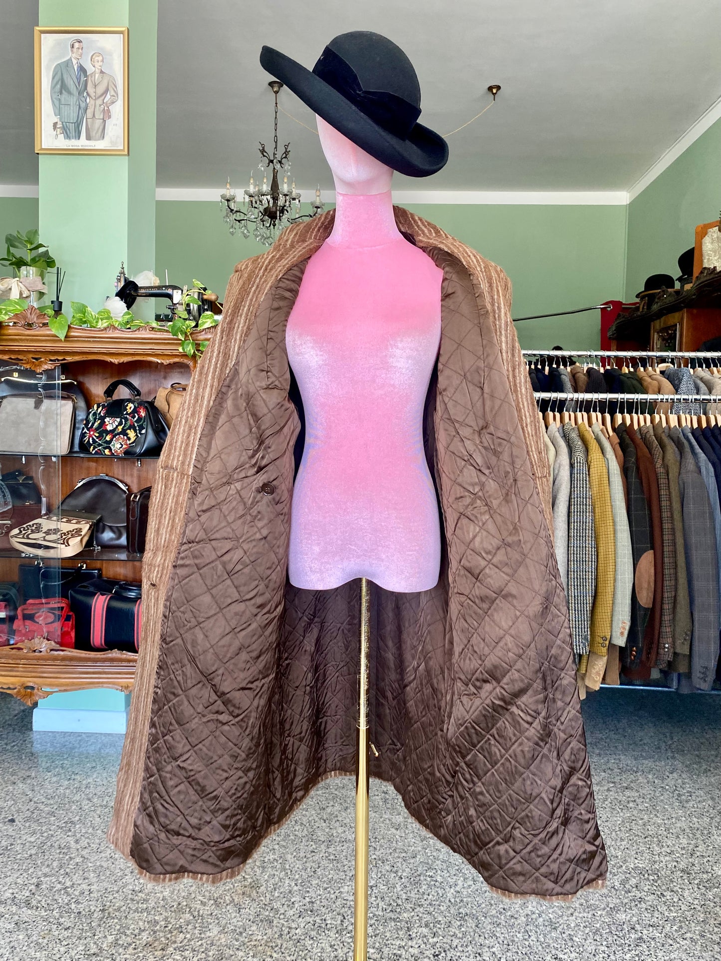 Cappotto anni ‘80 doppiopetto - TG. 48