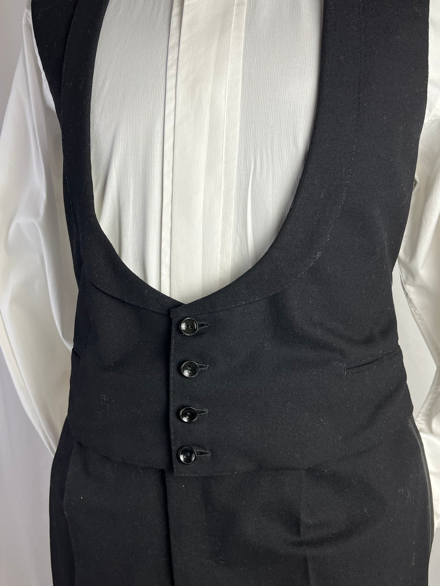 Smoking sartoriale tre pezzi anni ‘50 tg. 52-54