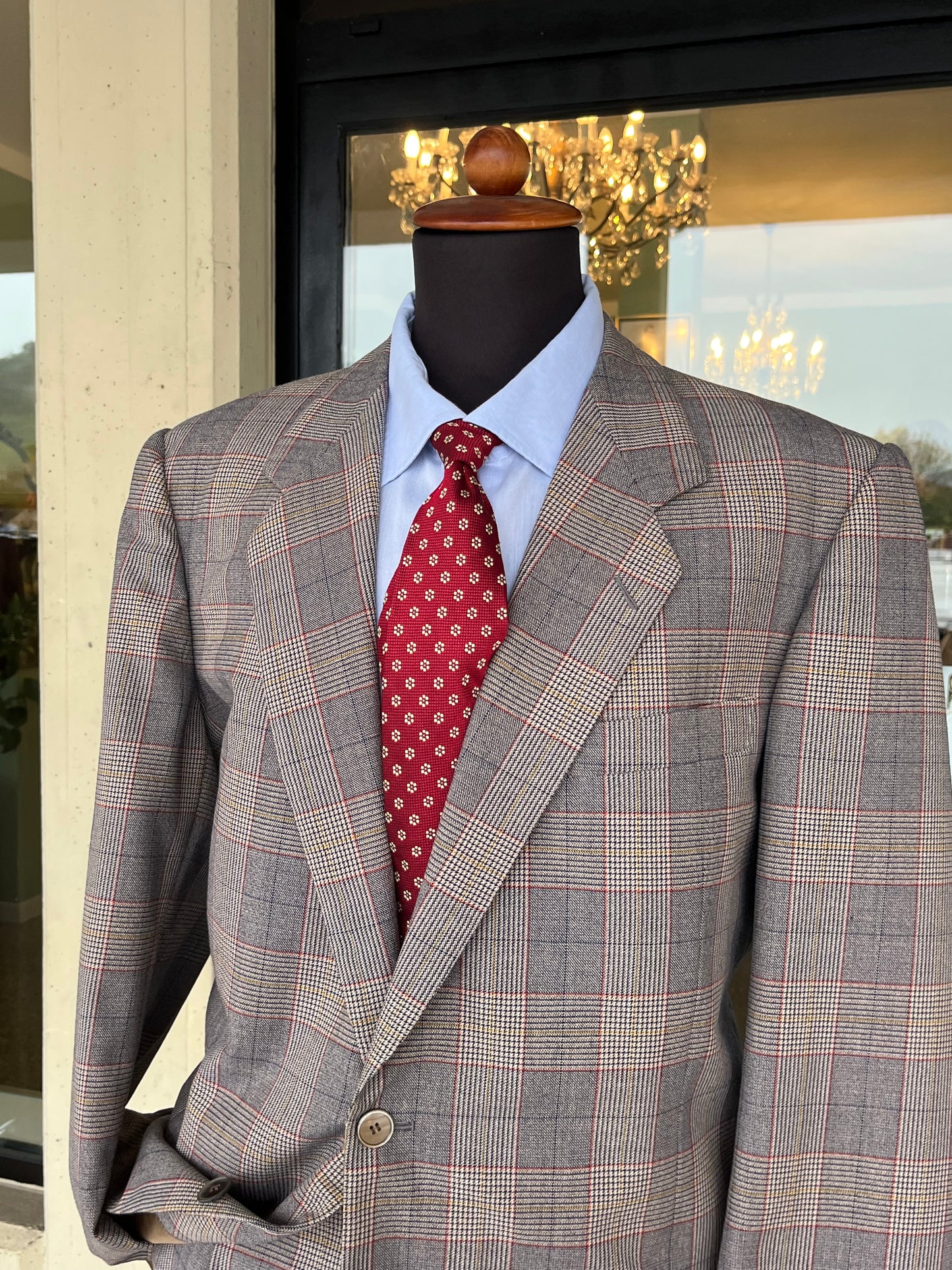 Completo sartoriale anni ‘80 Principe di Galles tg. 52-54