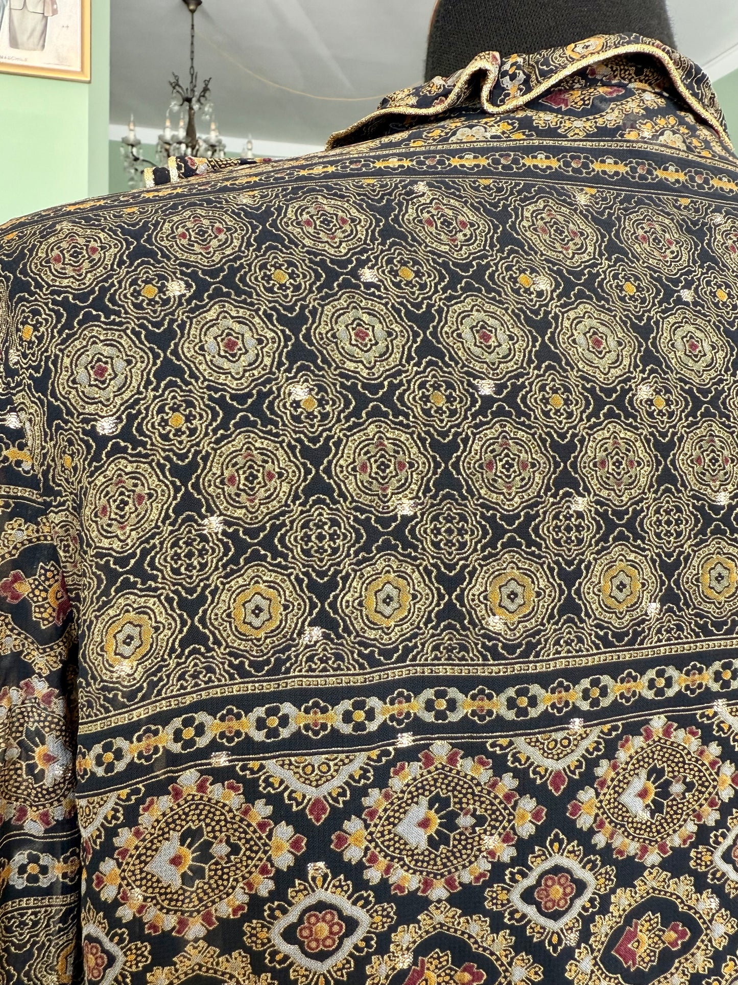 Camicia anni ‘70 con rouches - TG. 44