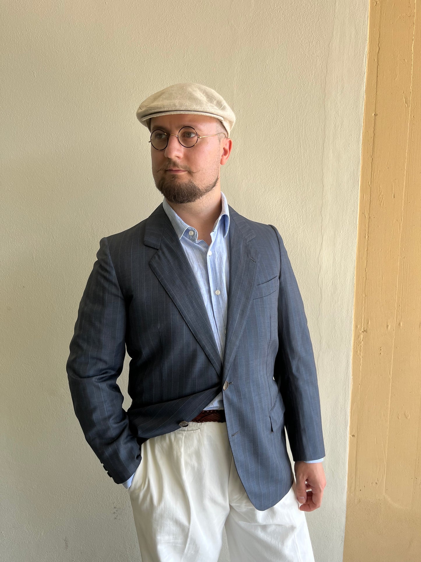 Giacca anni ‘80 sartoriale in fresco di lana