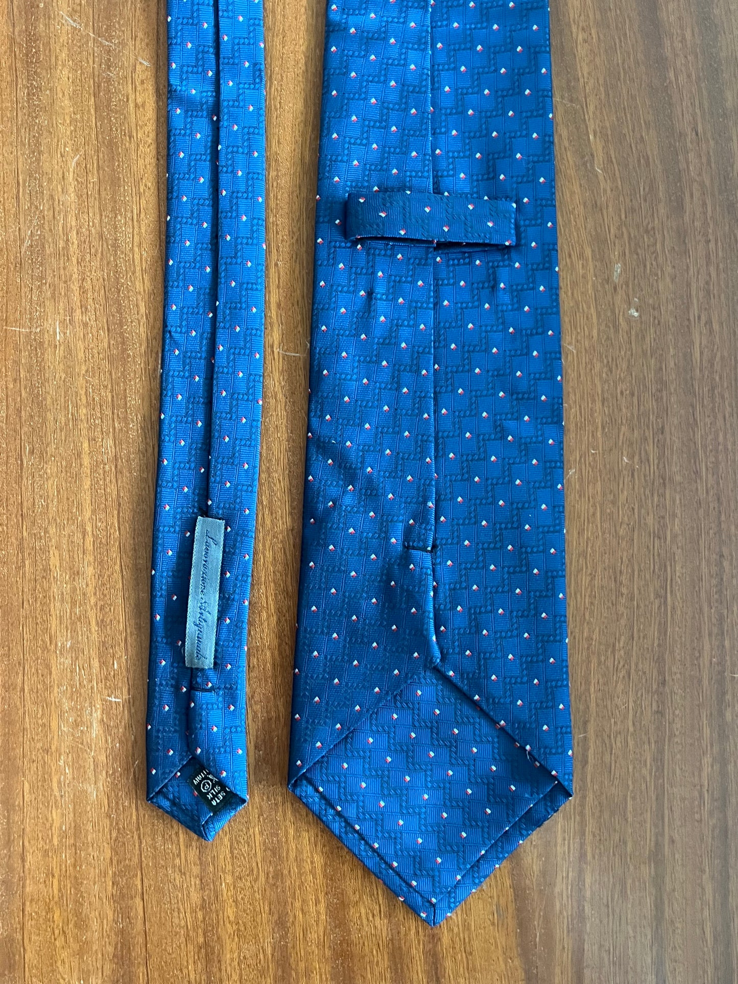 Cravatta anni ‘90 micro-fantasia