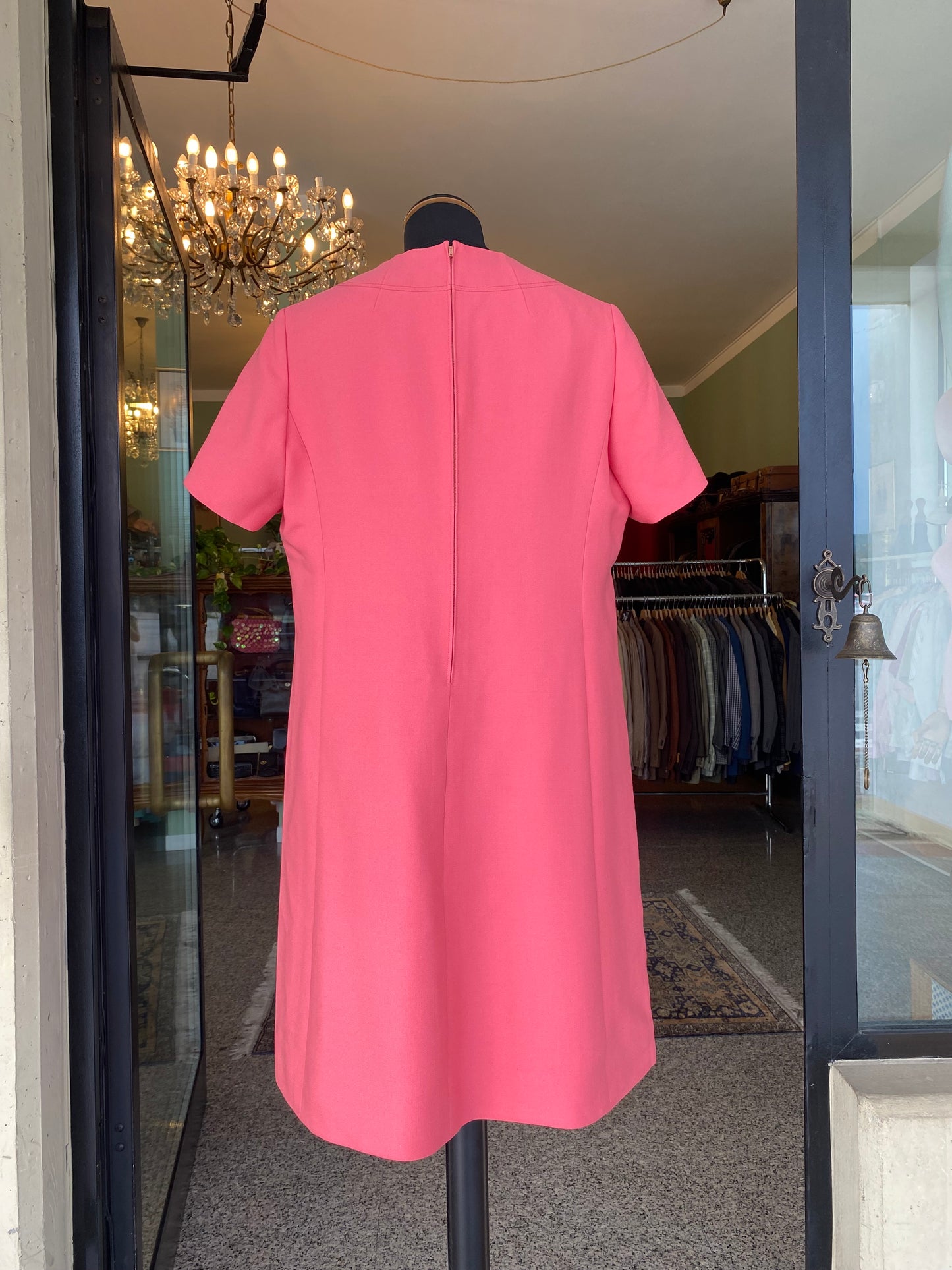 Abito anni ‘60 rosa - TG. 48 circa, guardare le misure in cm