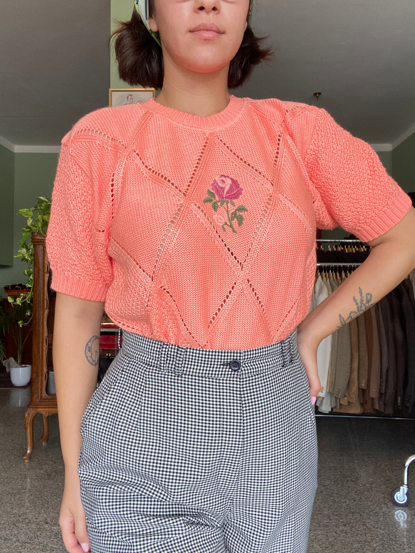 Blusa color corallo - TG. 42/44
