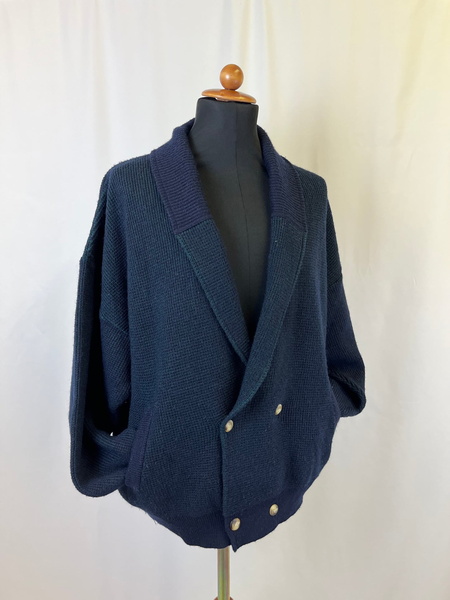 Cardigan doppiopetto anni ‘80 tg. XL-XXL