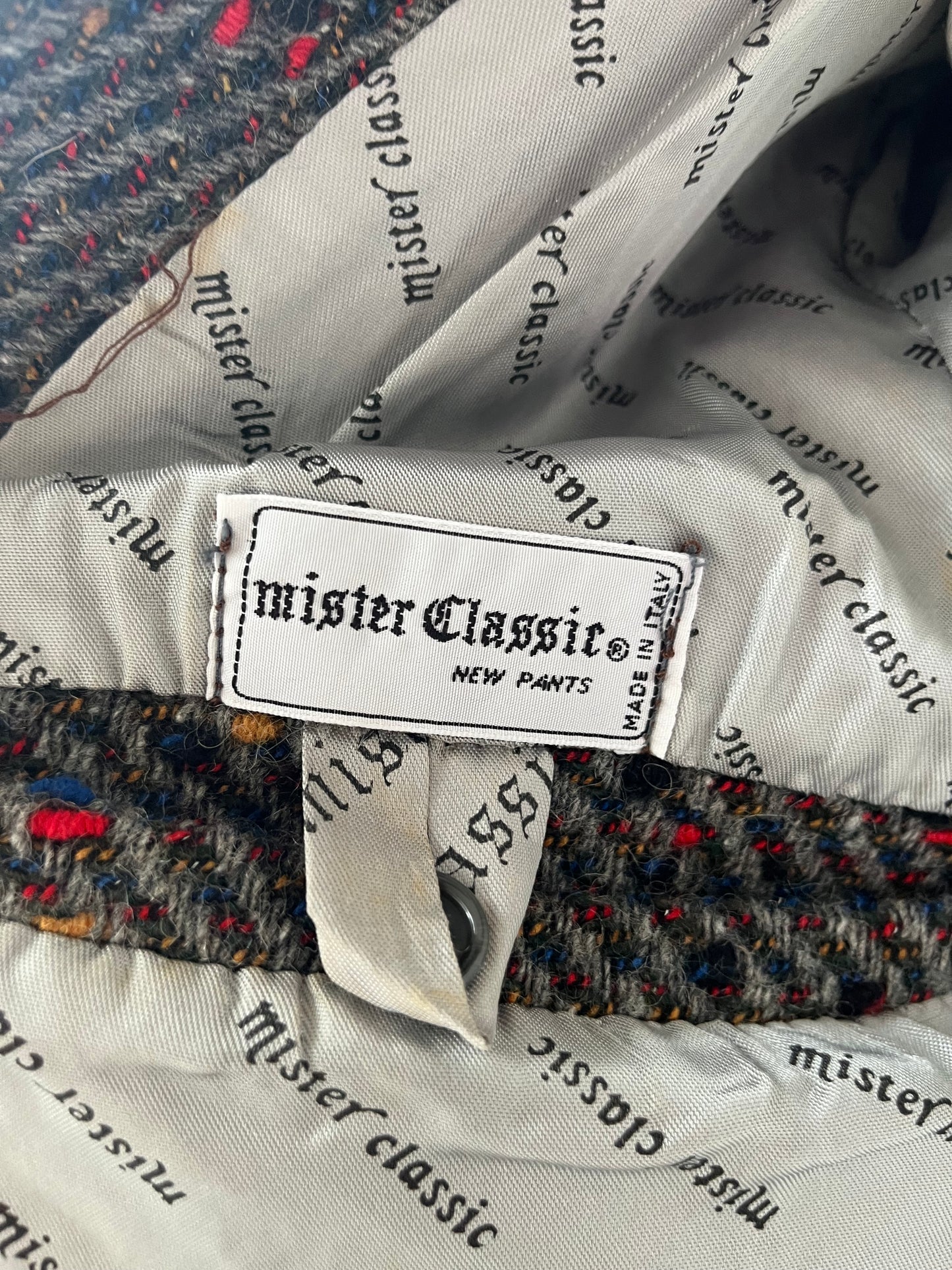 Giacca anni '80 in tweed tg. 50