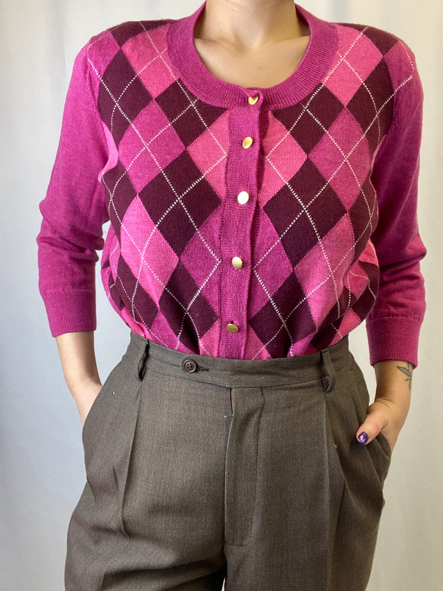 Cardigan rosa - TG. 40/42/44