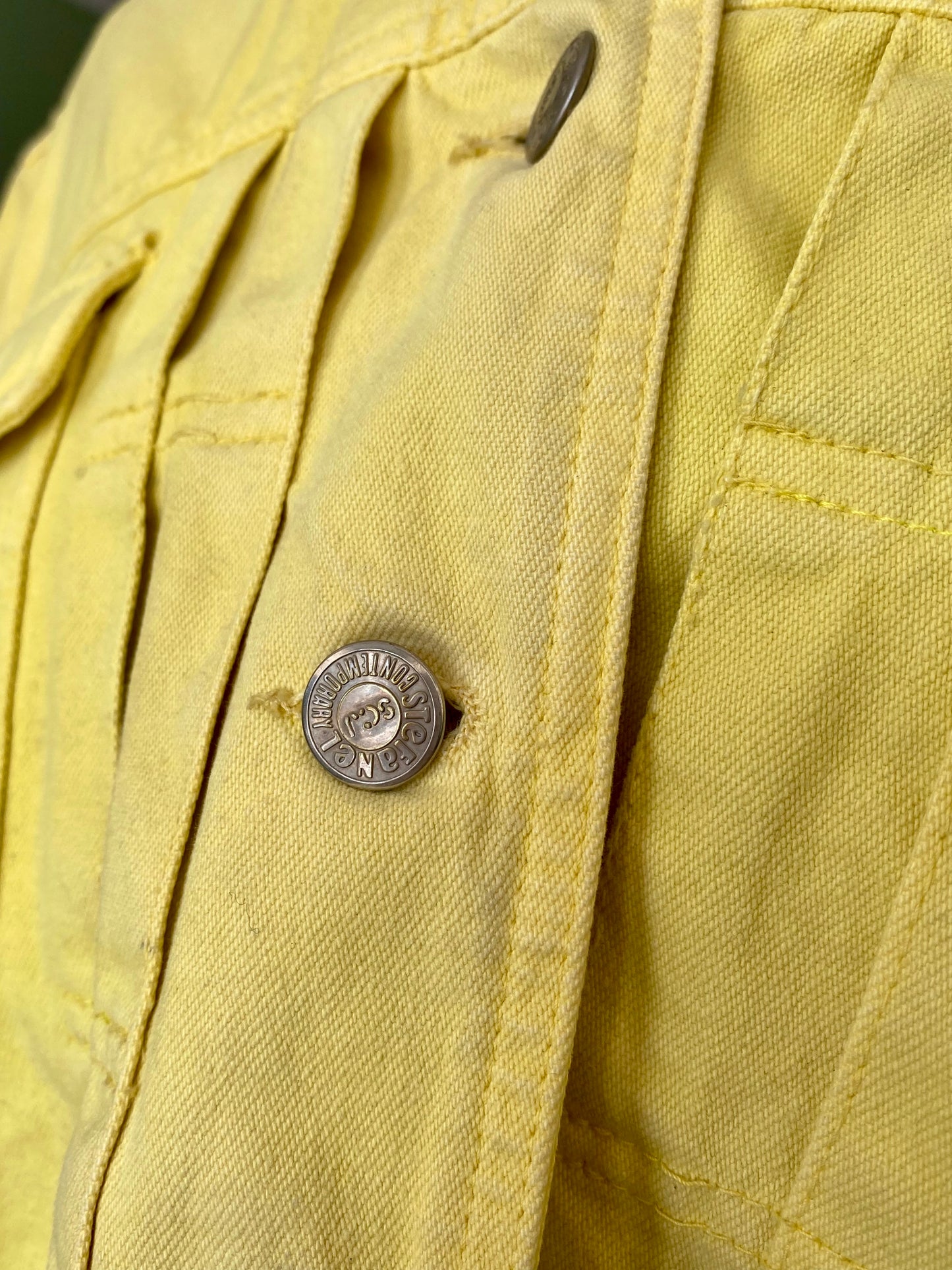 Completo denim giallo anni ‘90 - TG. 38