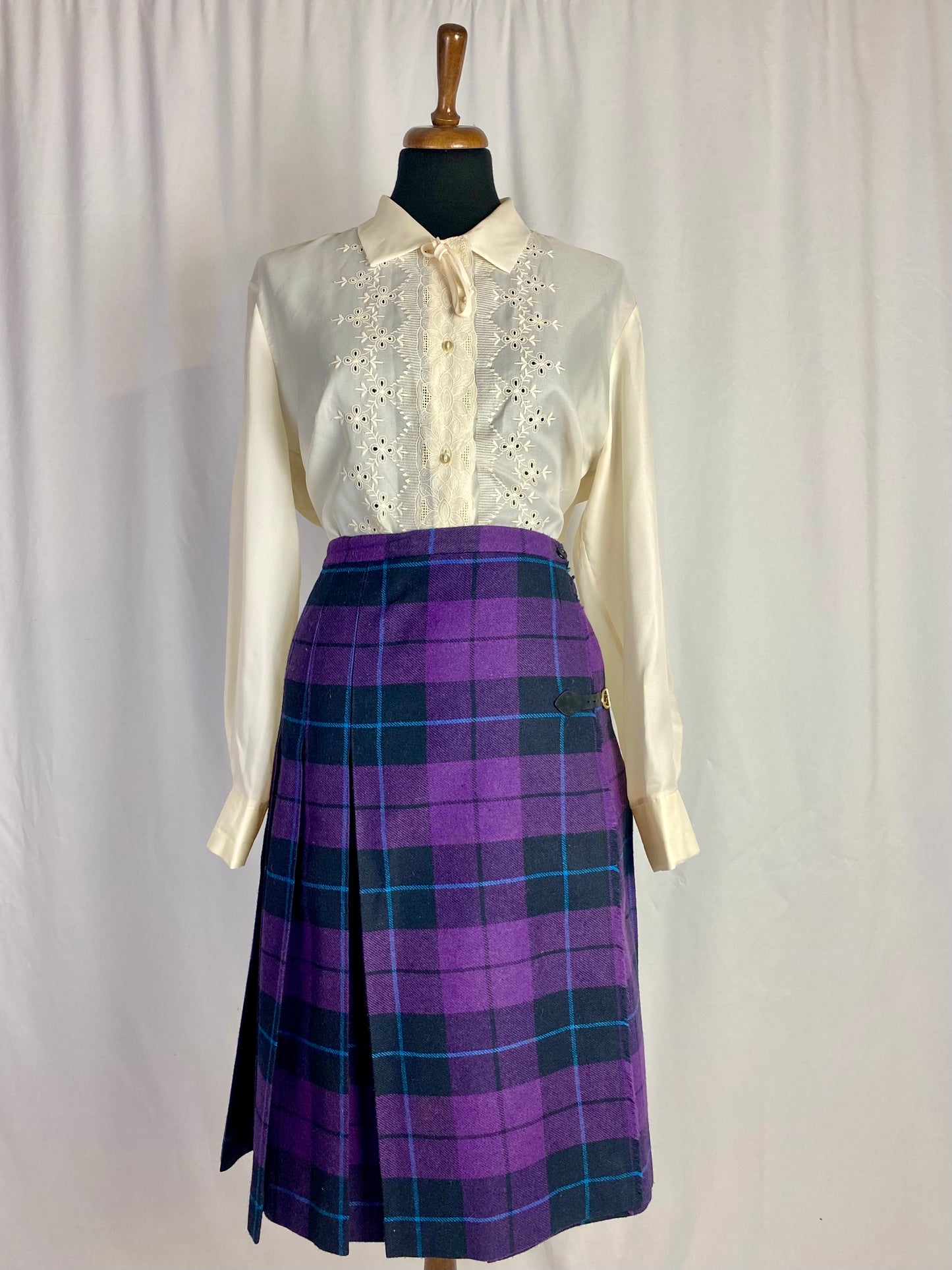 Gonna tartan viola - TG. 40