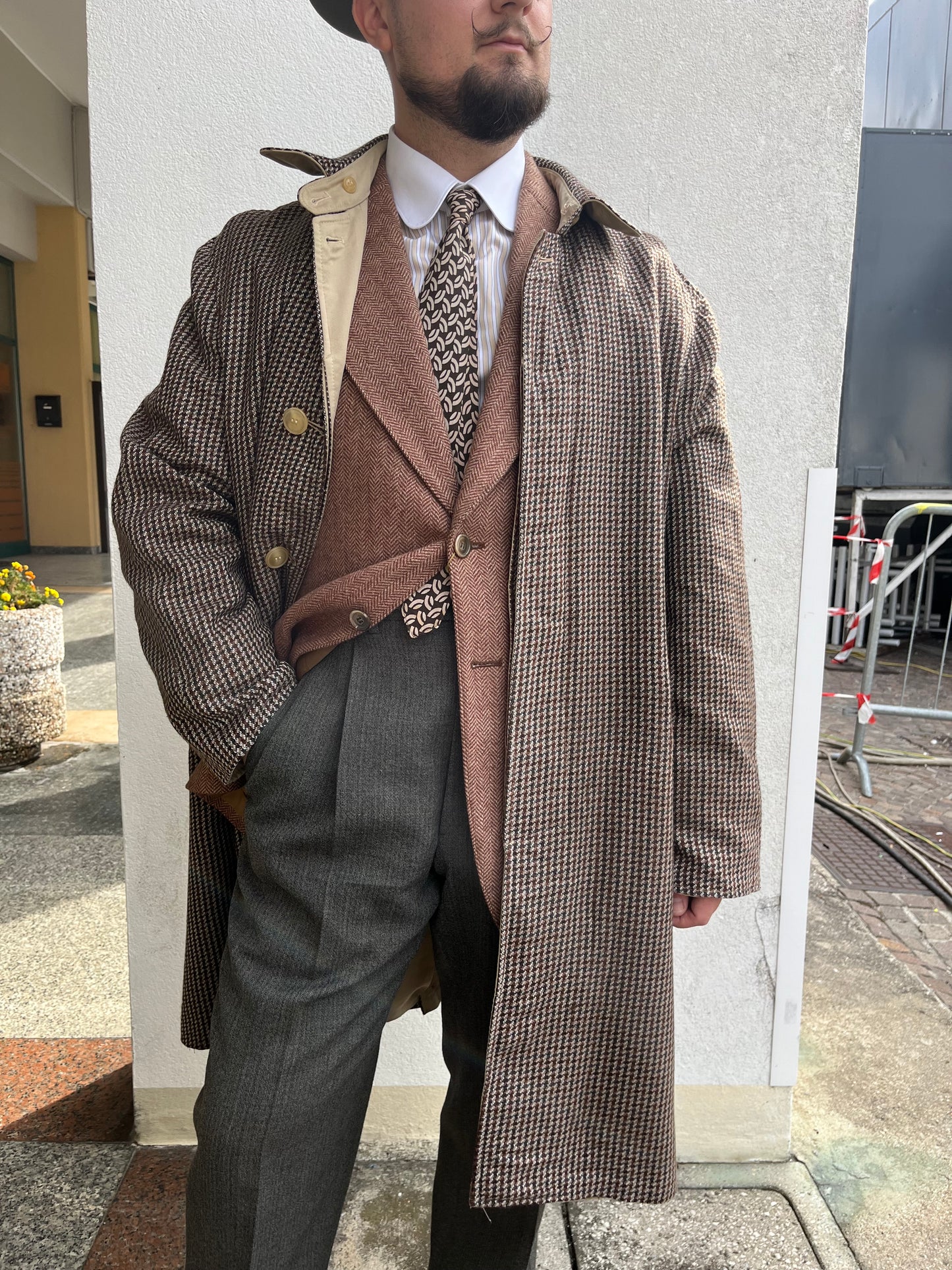 Trench anni ‘80 double face