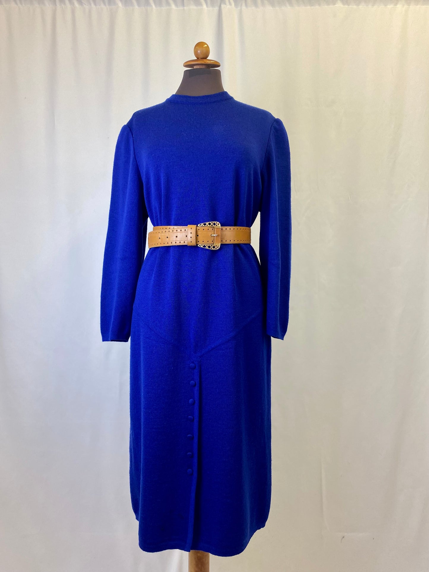 Abito in maglia di lana blu - TG. 46/48/50