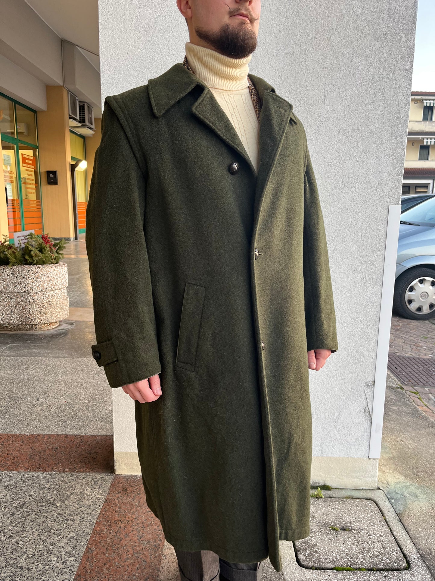 Cappotto Loden anni '70 tg. 52-54