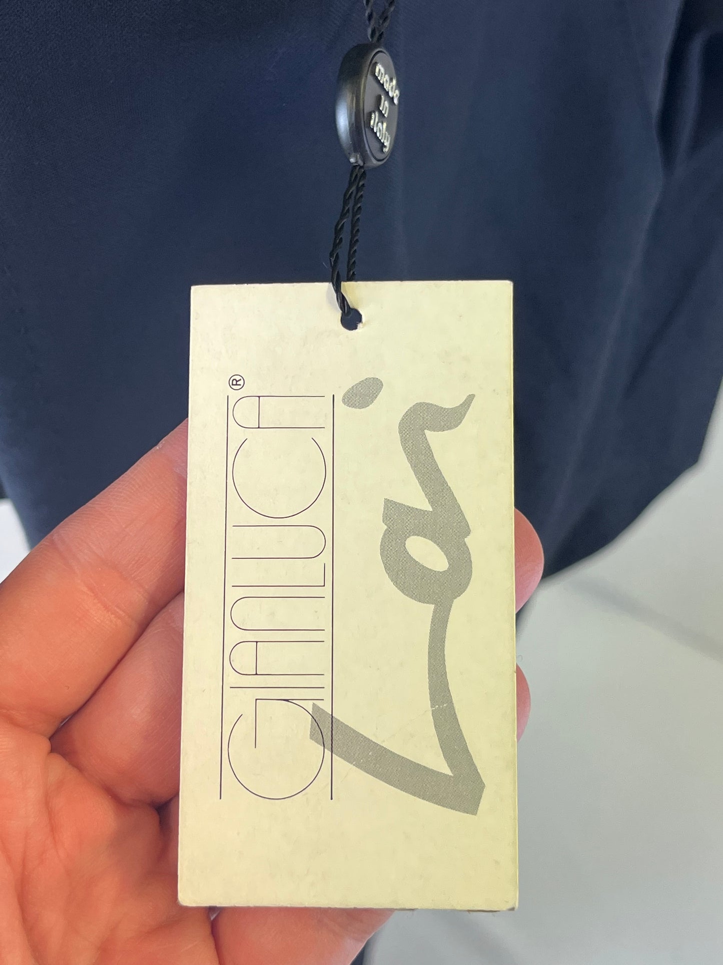 Calzoni fresco di lana blu notte tg. 46