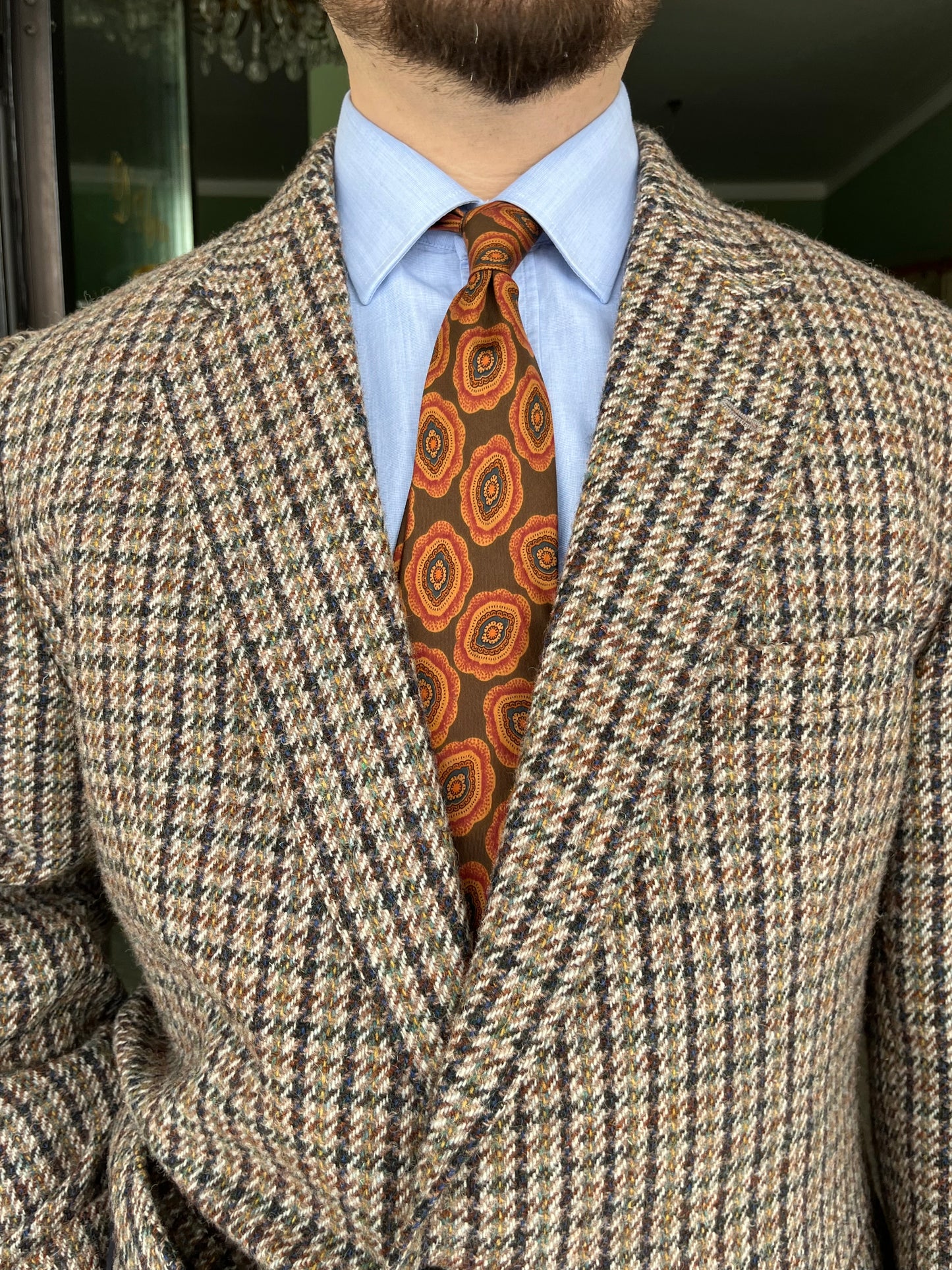 Giacca anni ‘80 Harris Tweed tg. 58