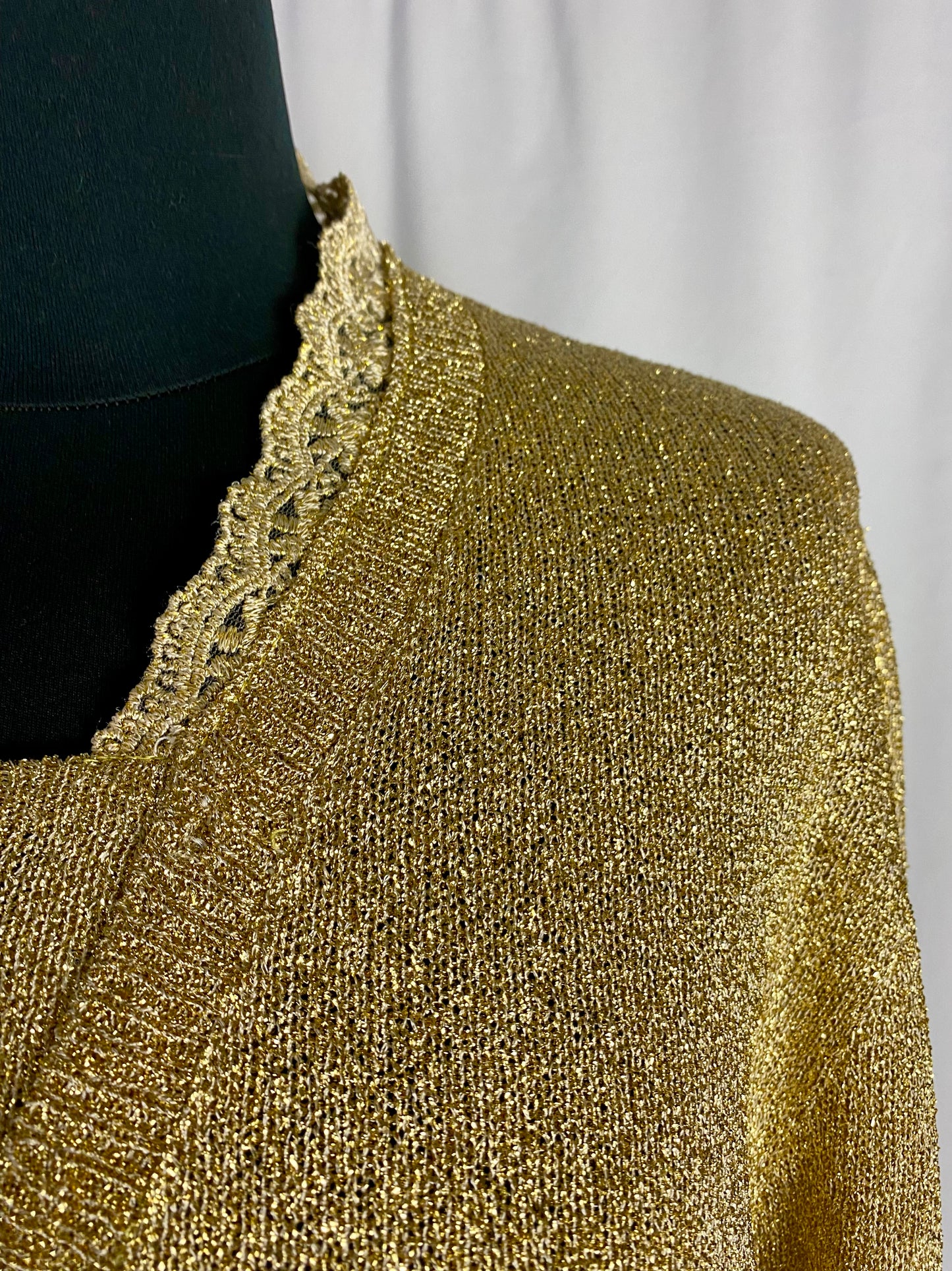 Blusa oro in lurex - TG. 44/46