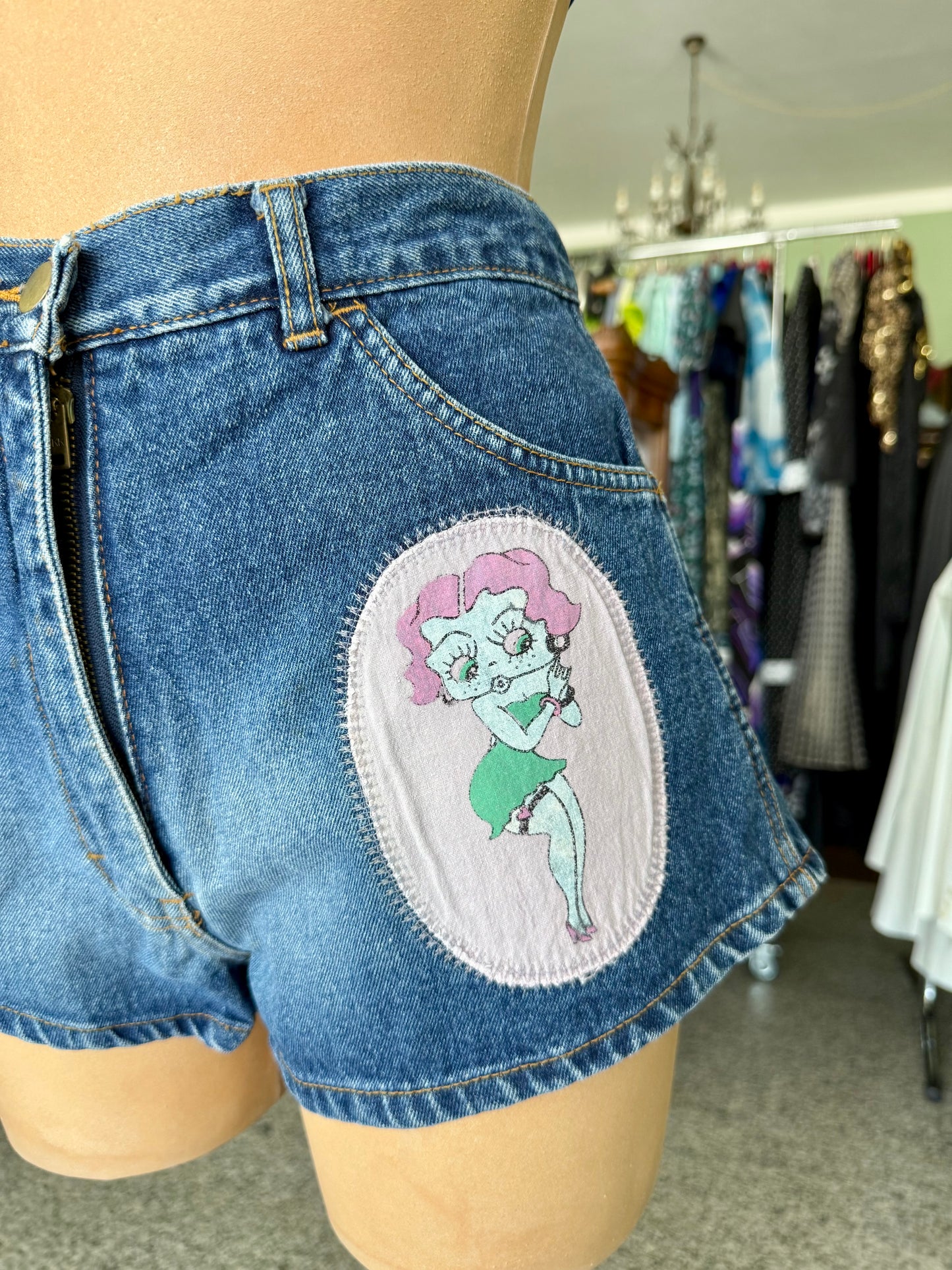 Shorts in jeans Betty Boop - TG. 38