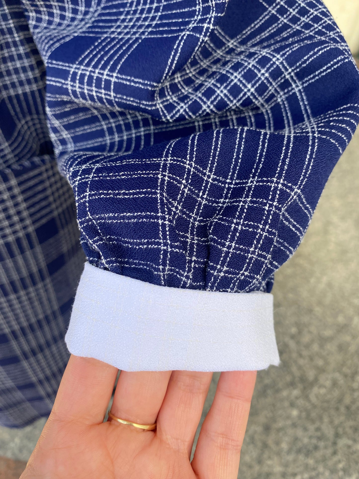 Abito anni ‘80 stile marinaretta - TG. 44 circa