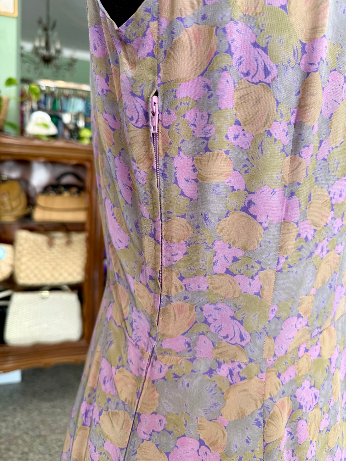 Abito anni ‘60 sartoriale con pieghe a fisarmonica - TG. 42/44 circa