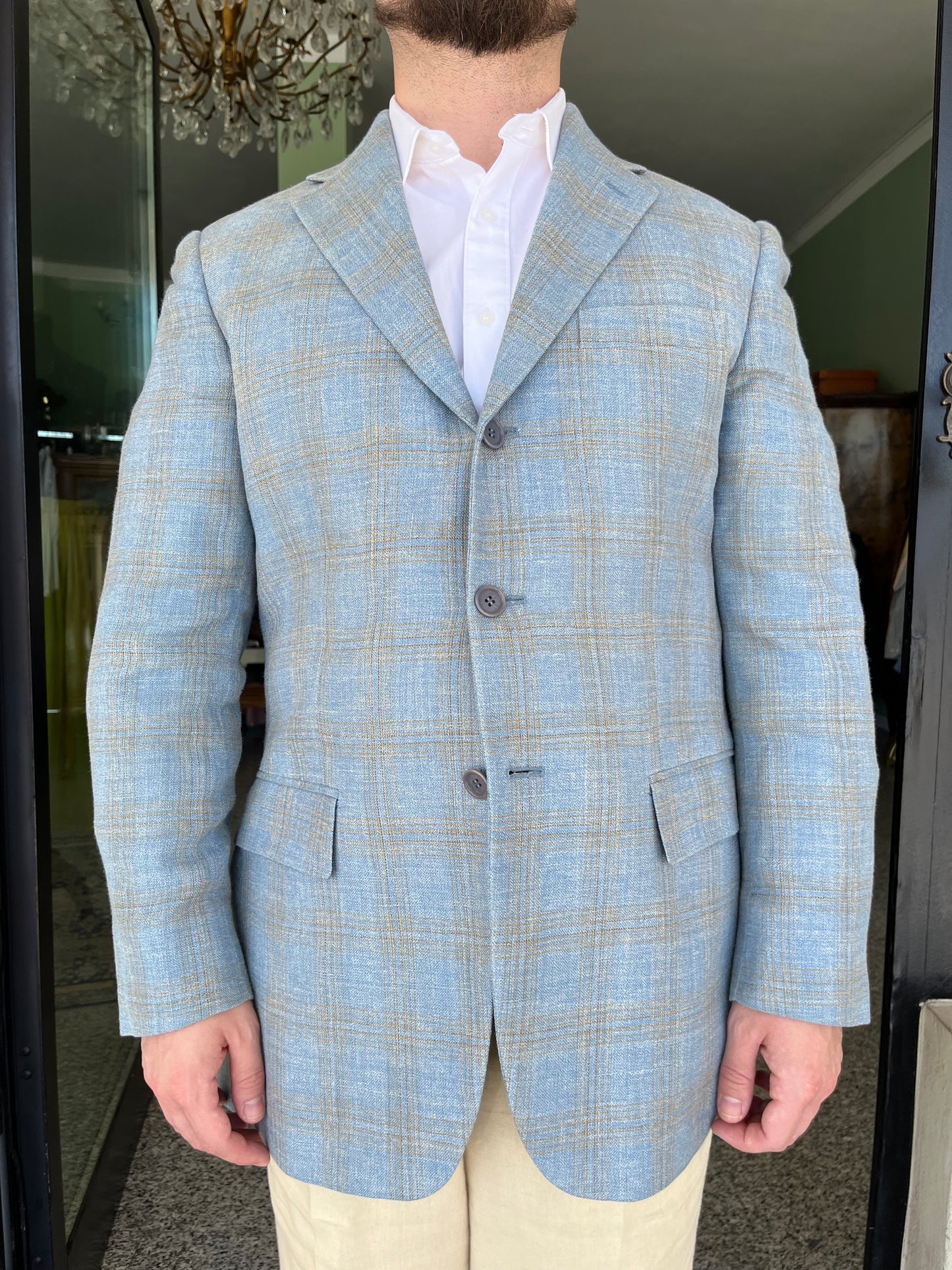 Giacca Boggi anni '90 in seta lino lana tg. 50